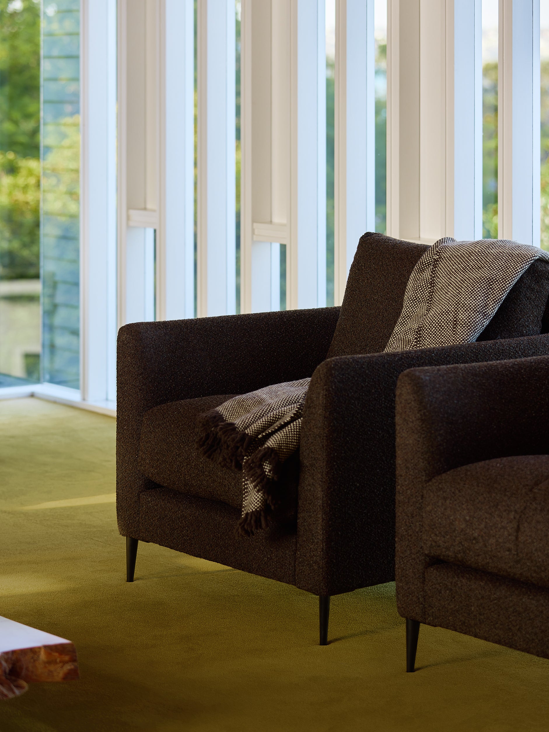 Hutt Wool Throw Rye/Natural / 55.11" x 70.86"