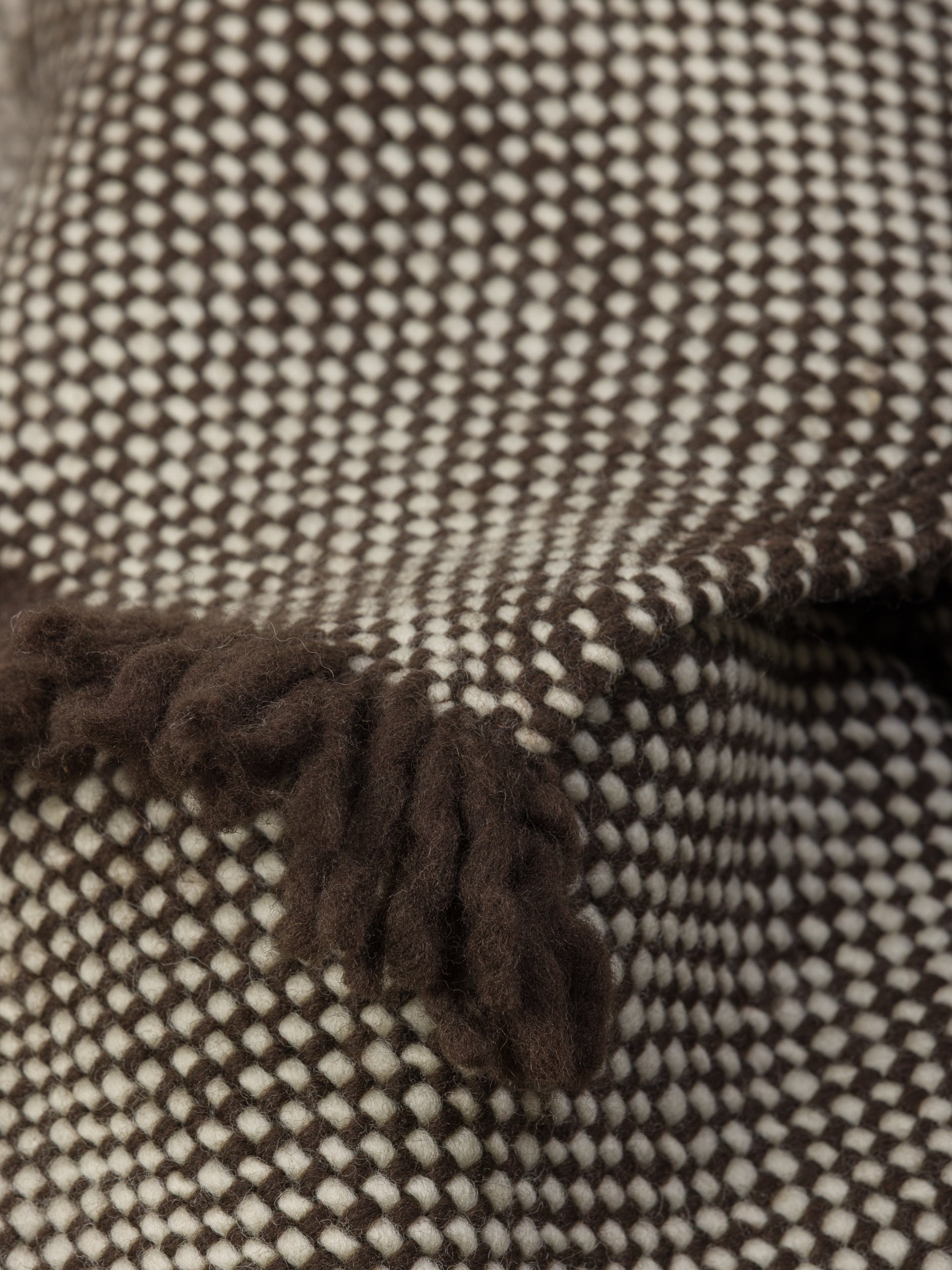 Hutt Wool Throw Rye/Natural / 55.11" x 70.86"