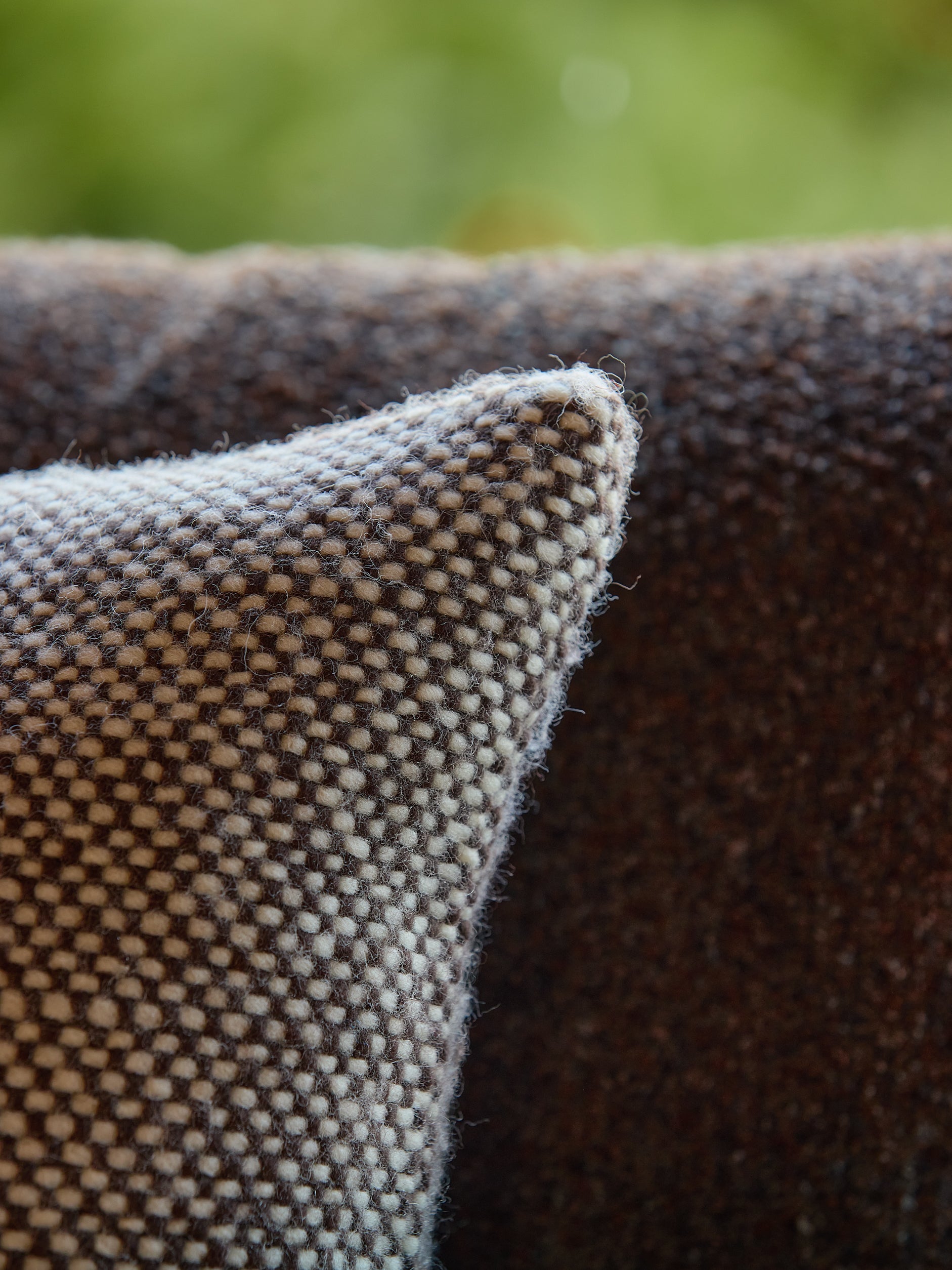 Hutt Wool Cushion Cover Rye/Natural / 21.65"L x 21.65"W