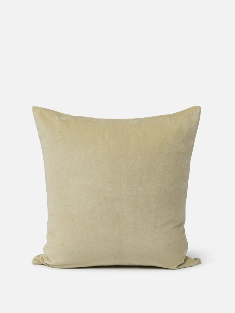 Cotton Velvet Cushion Cover Nashi / 21.65"L x 21.65"W