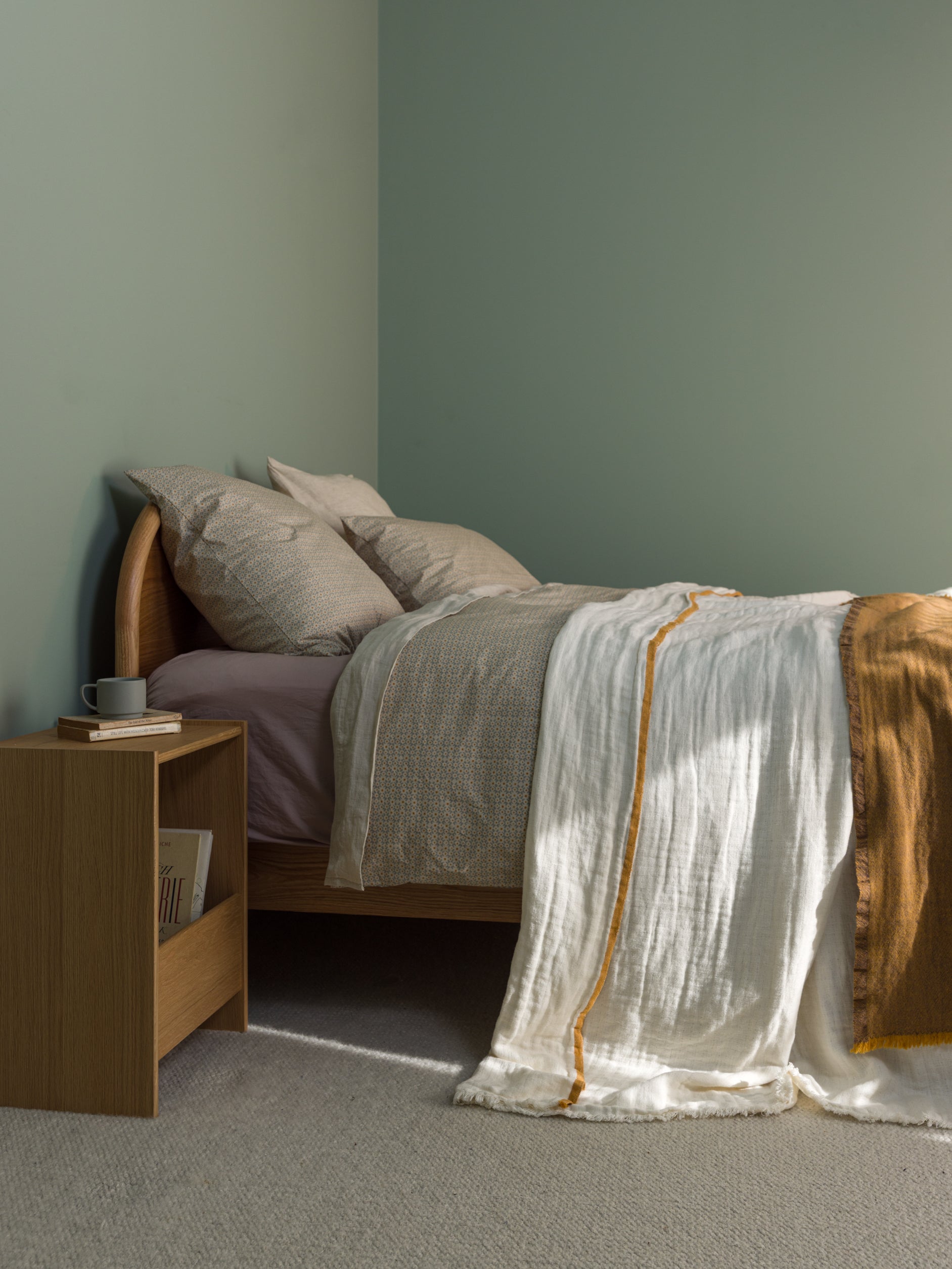 Austen Bedspread Pumpkin/Cream / King/Super King
