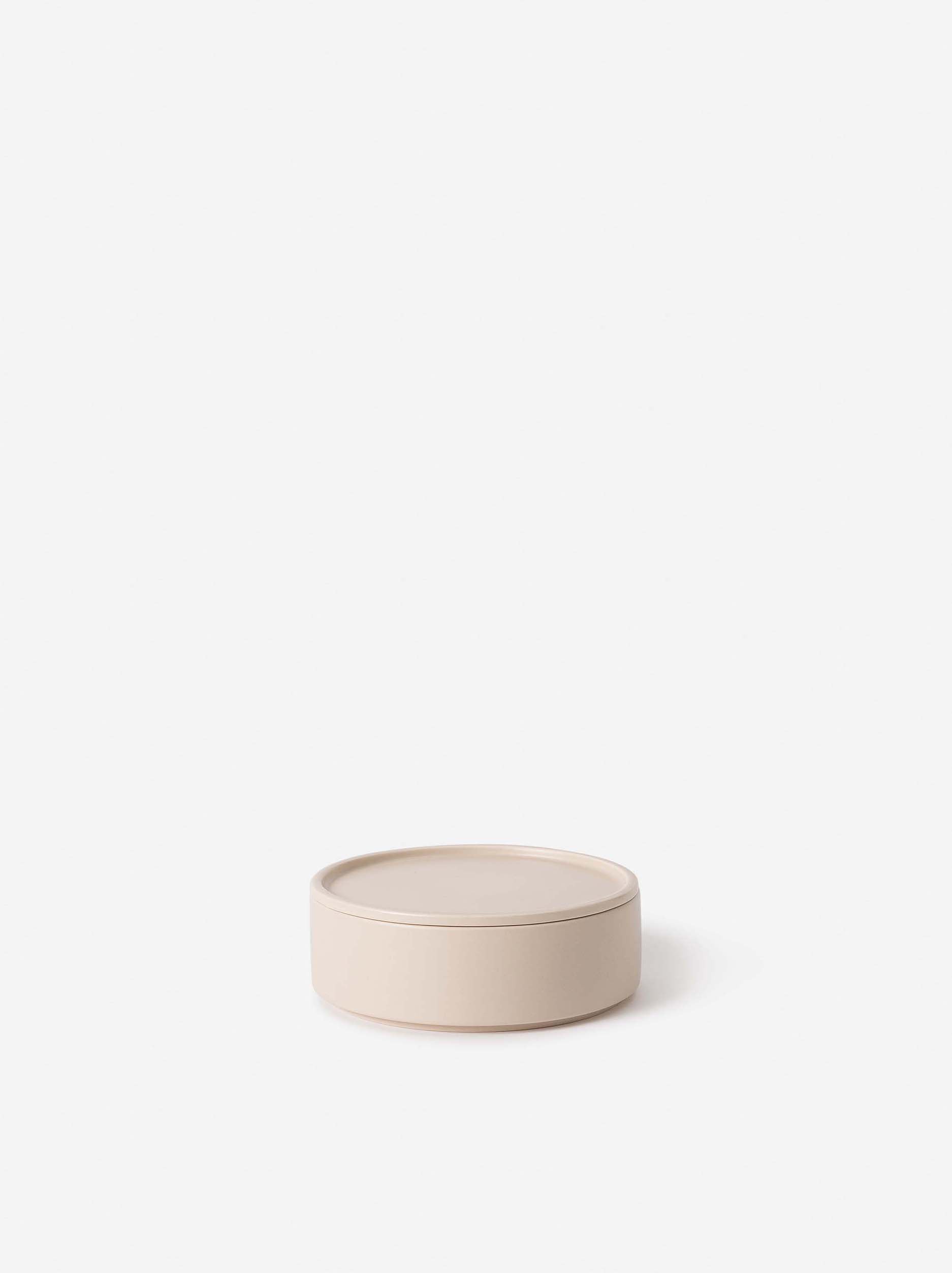 Bower Ceramic Canister Oat / Large