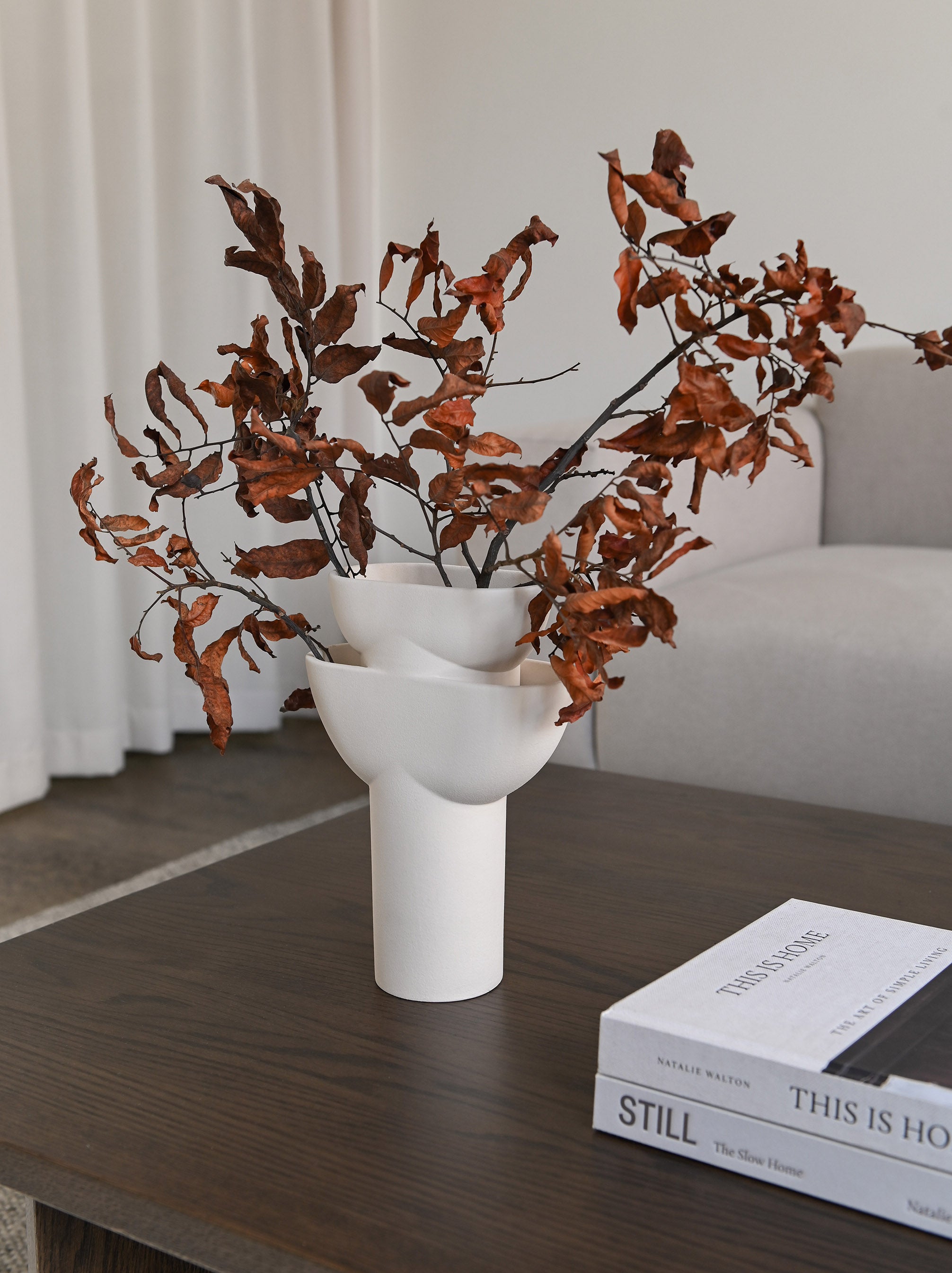 Terrace Vase White / One Size