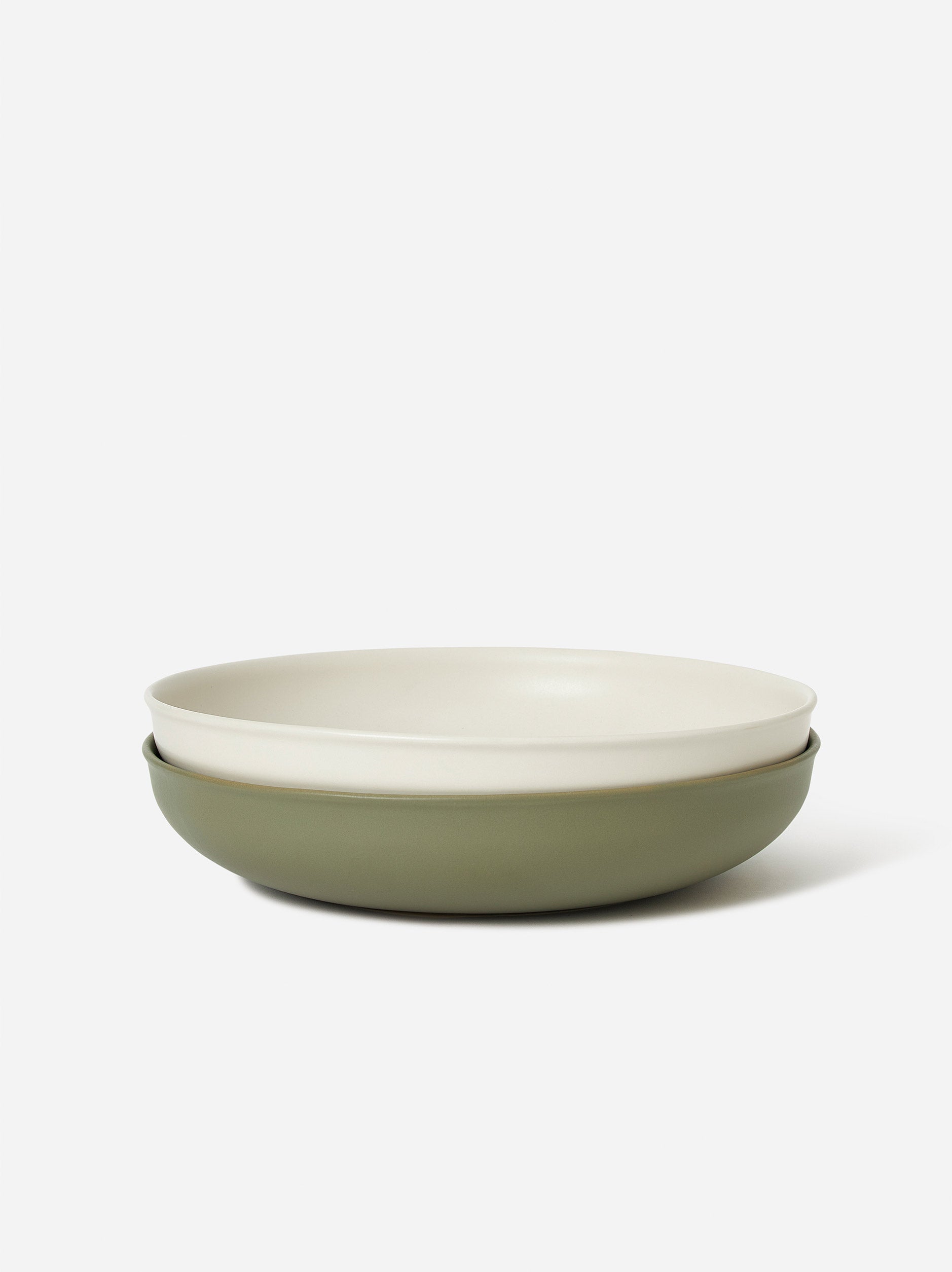 Halo Serving Bowl Oat / Low Large