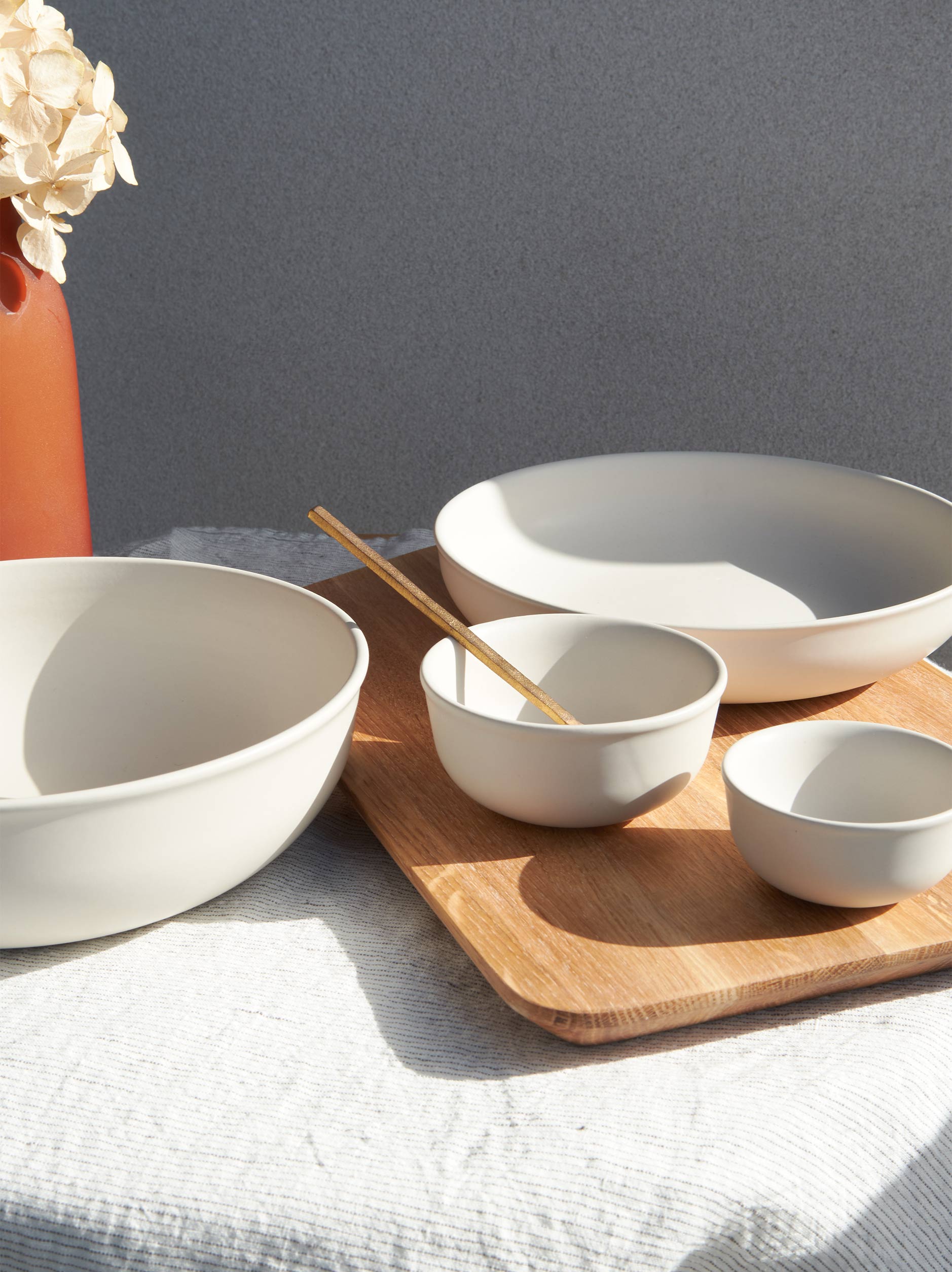 Halo Serving Bowl Oat / Low Small