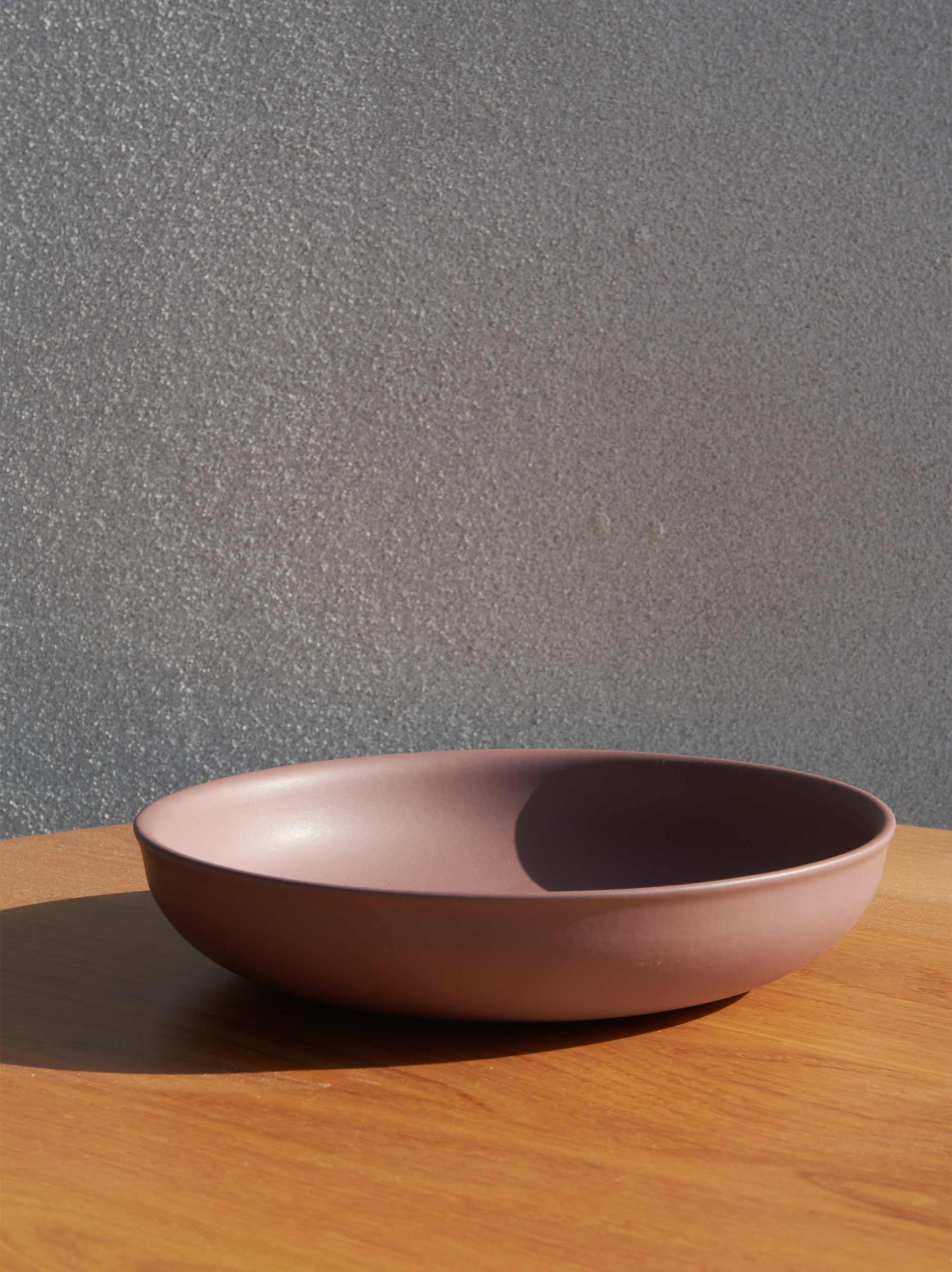 Halo Serving Bowl - Low Plum / Low Small