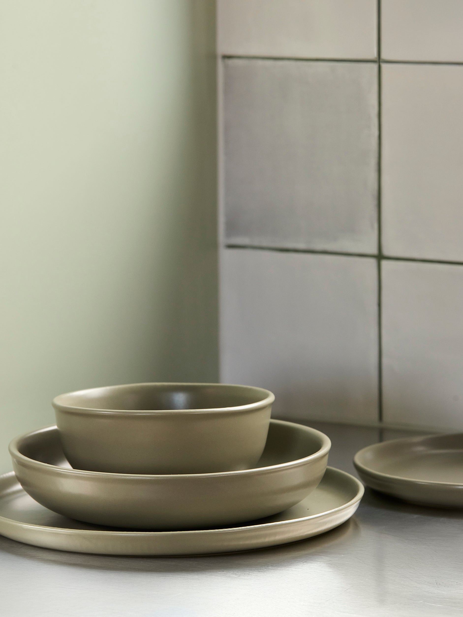 Halo Dinner Plate Fennel / 11.02"dia