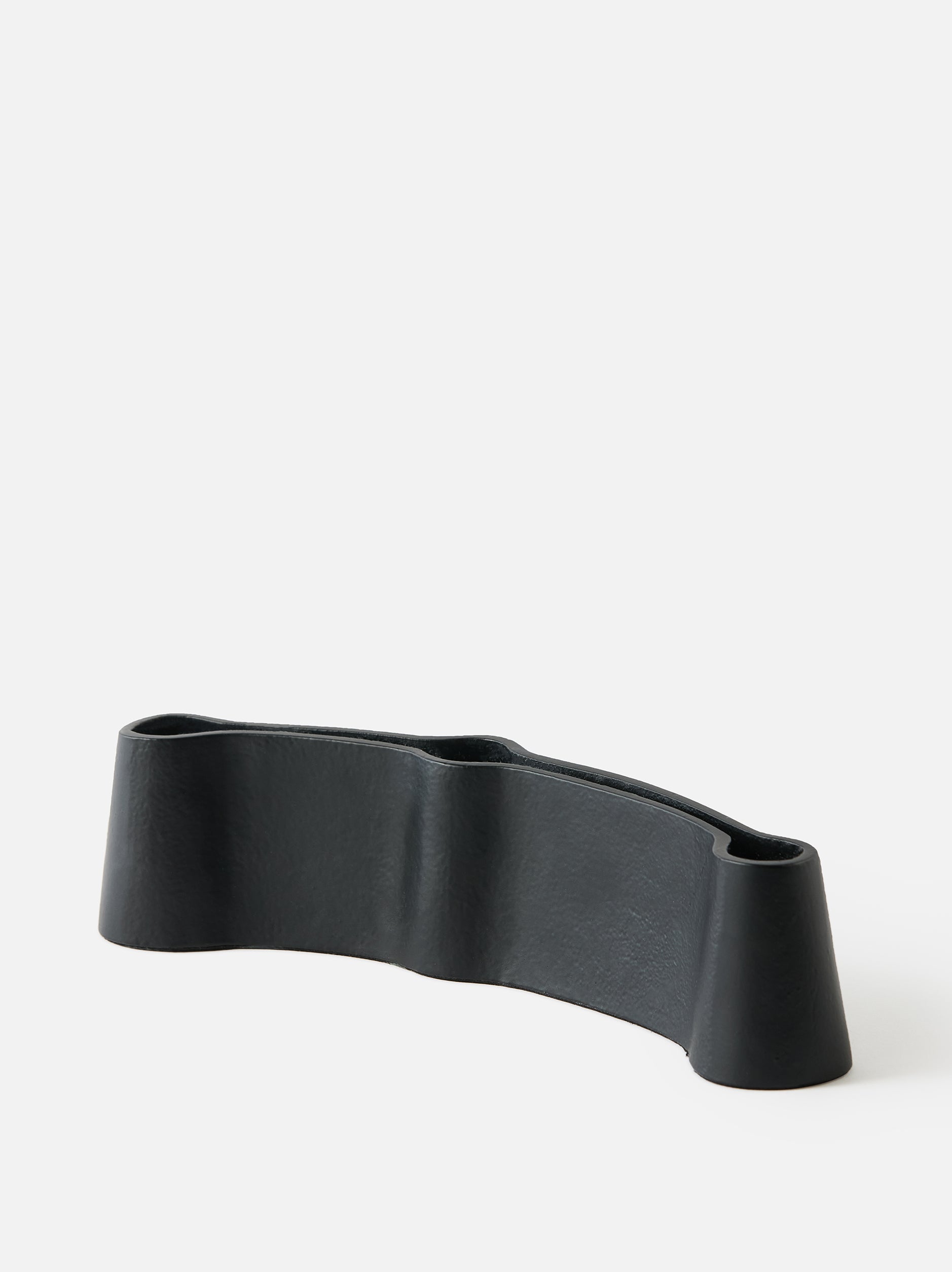 Channel Candle Holder Black / Triple