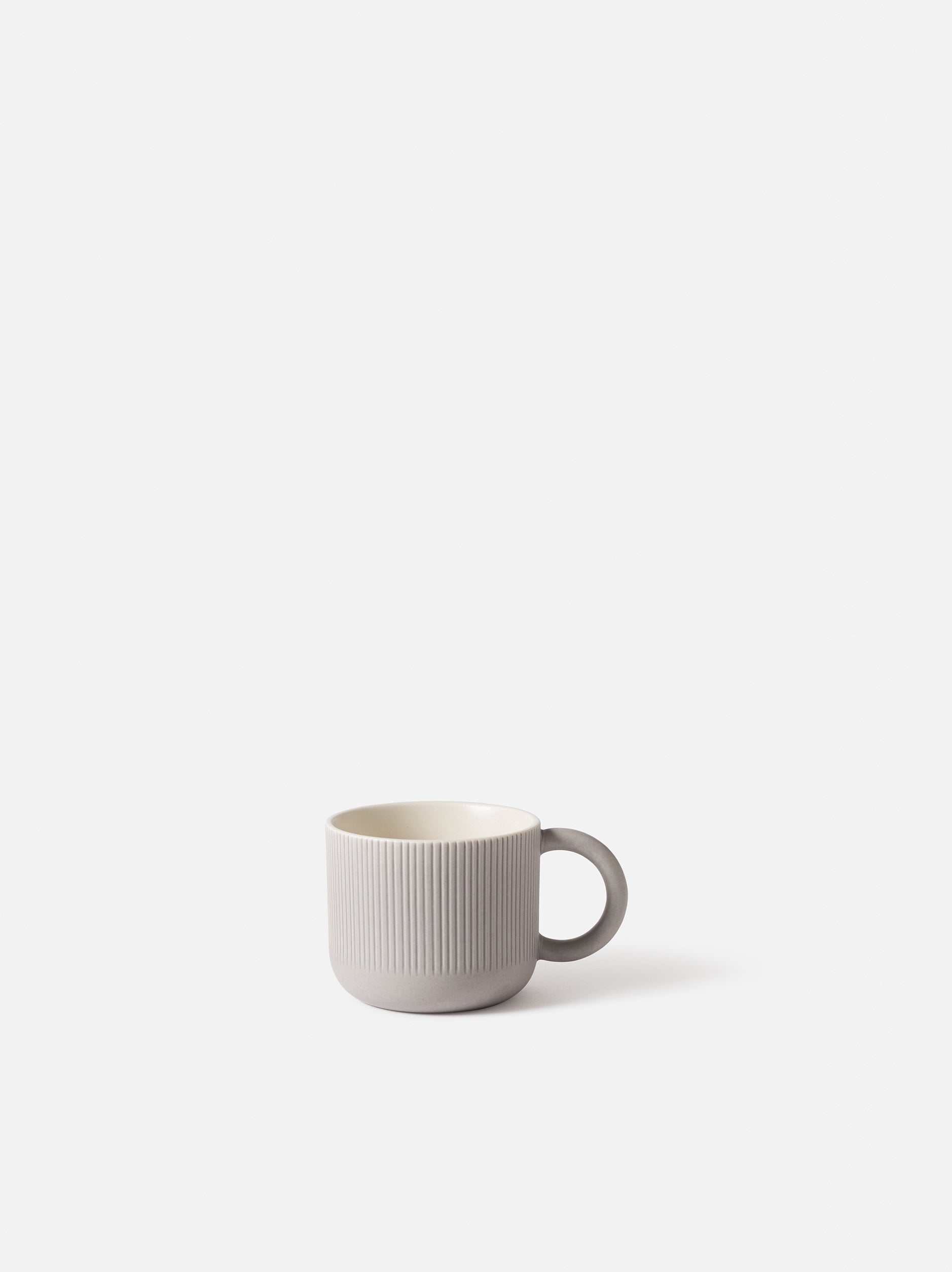 Cafe Mug Set of 4 Grey / 10oz