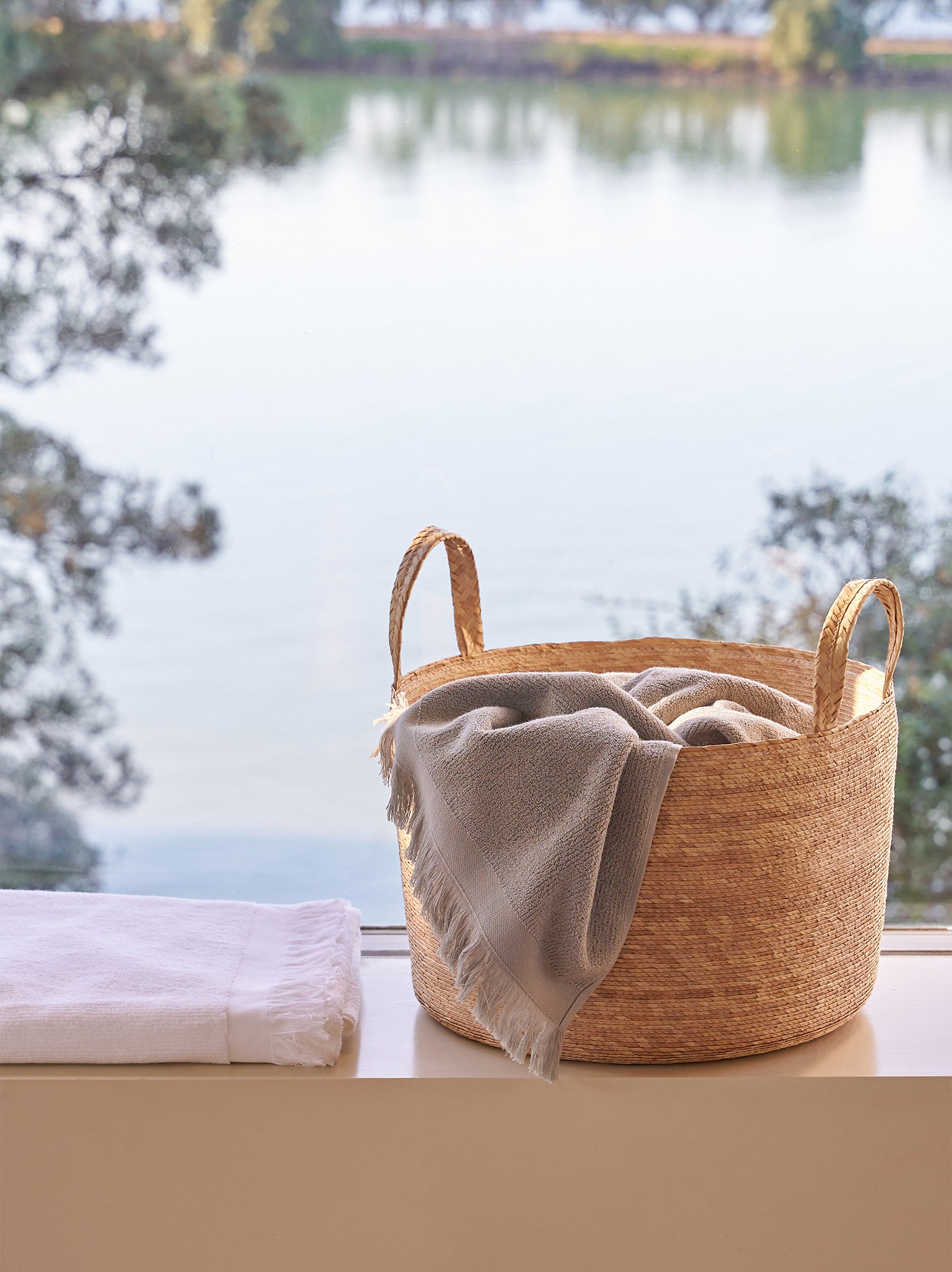 Ribbed Bath Towel Puddle / Bath Towel