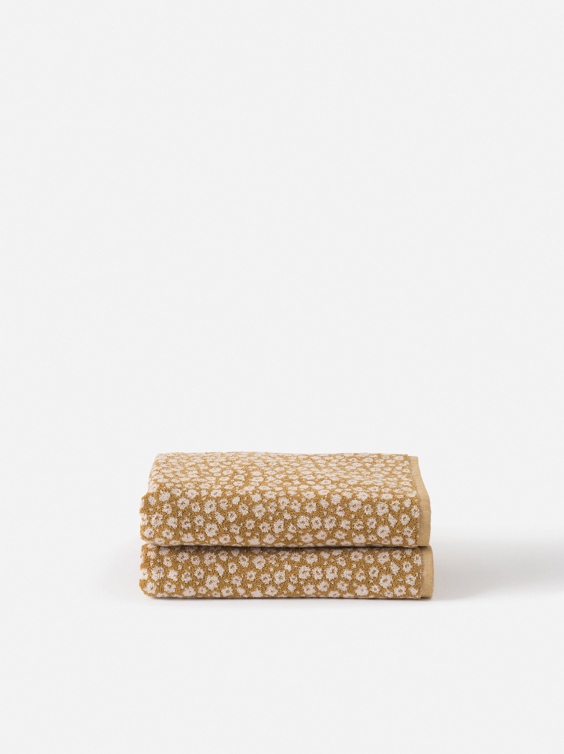Forget Me Not Cotton Bath Mat Citron / Bath Mat