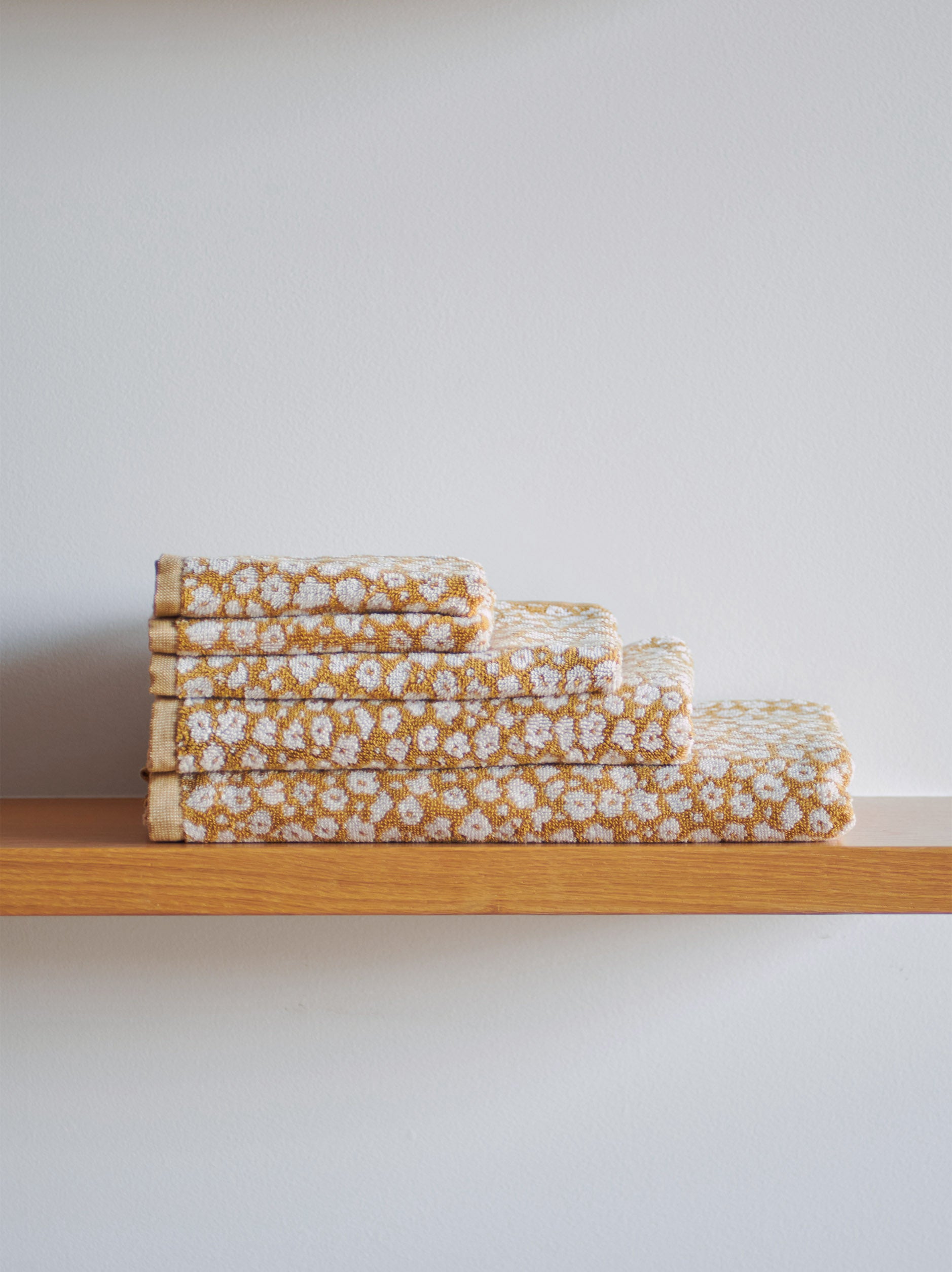 Forget Me Not Cotton Bath Mat Citron / Bath Mat