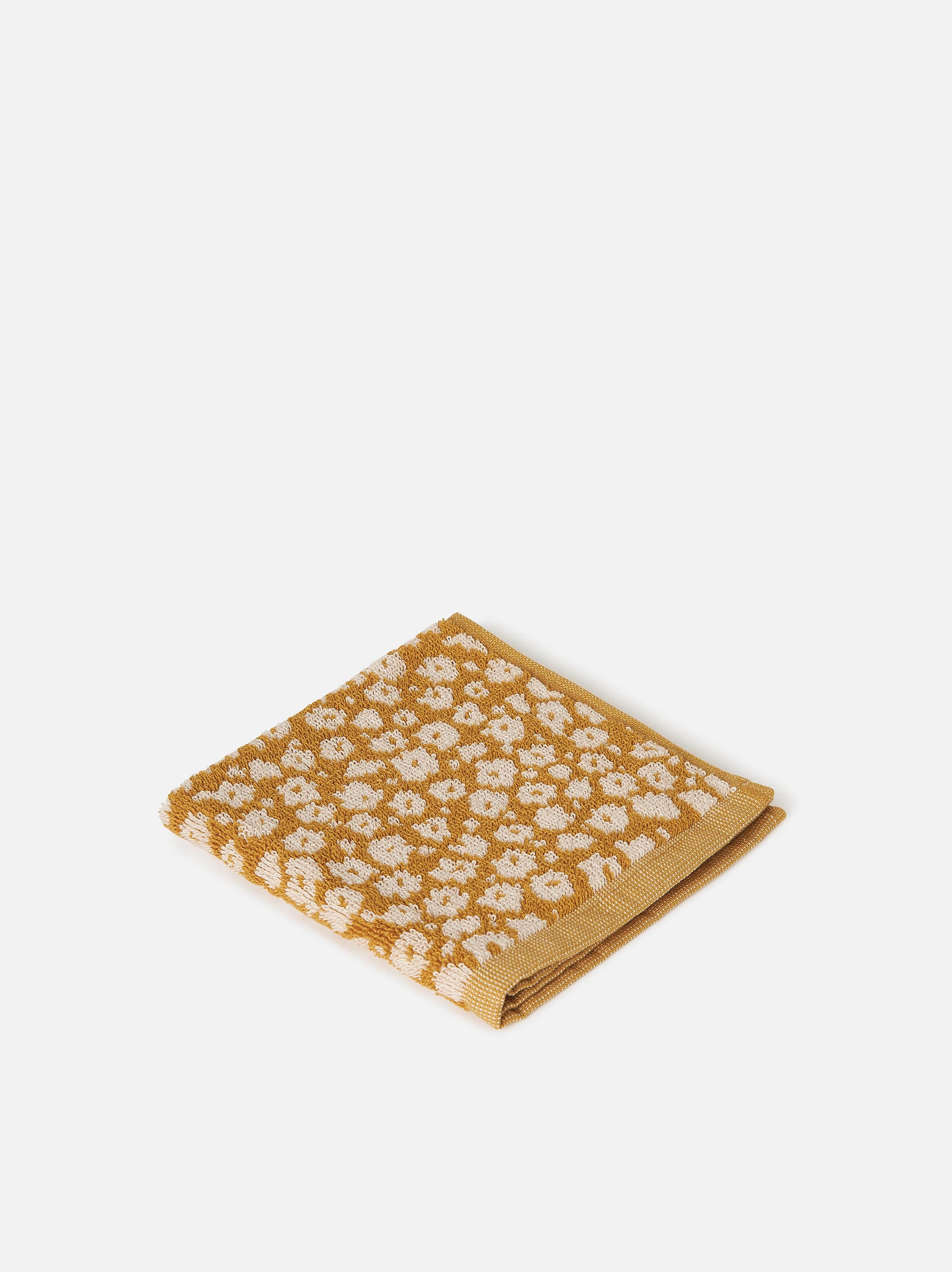 Forget Me Not Cotton Face Cloth Citron / Face Cloth