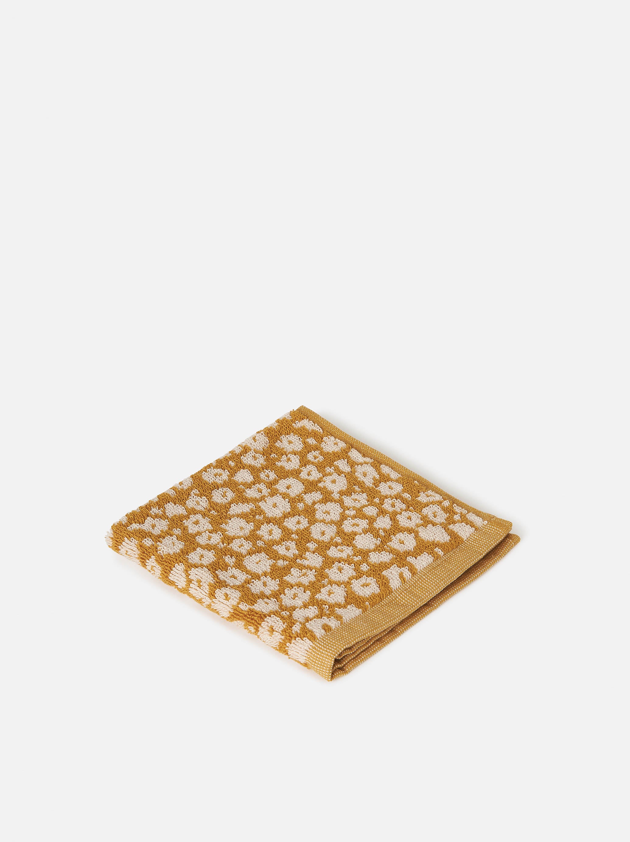 Forget Me Not Cotton Face Cloth Citron / Face Cloth