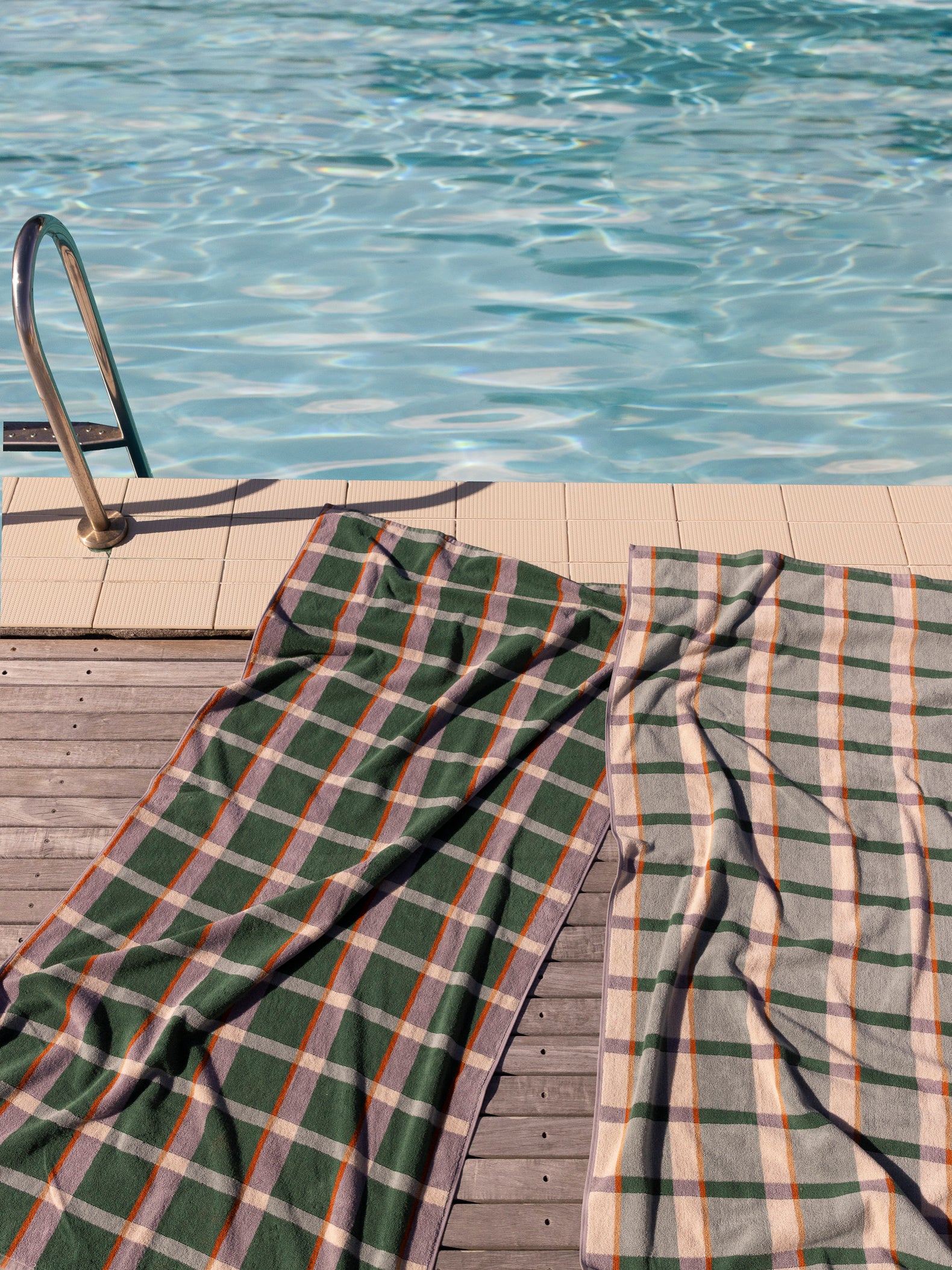 Cozumel Beach Towel Mint/Multi / 62.93"L x 35.43"W