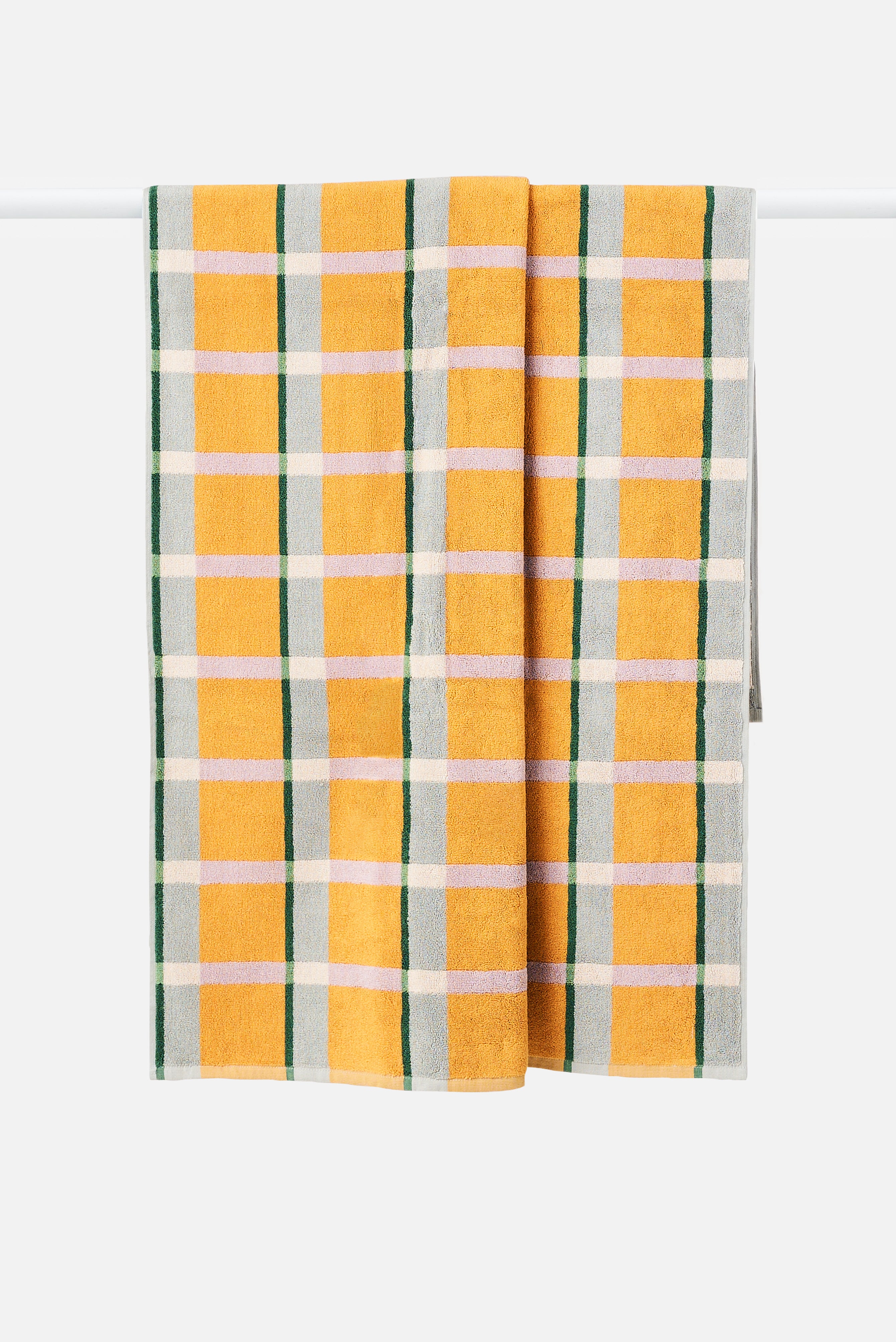 Cozumel Beach Towel Satsuma/Multi / 62.93"L x 35.43"W