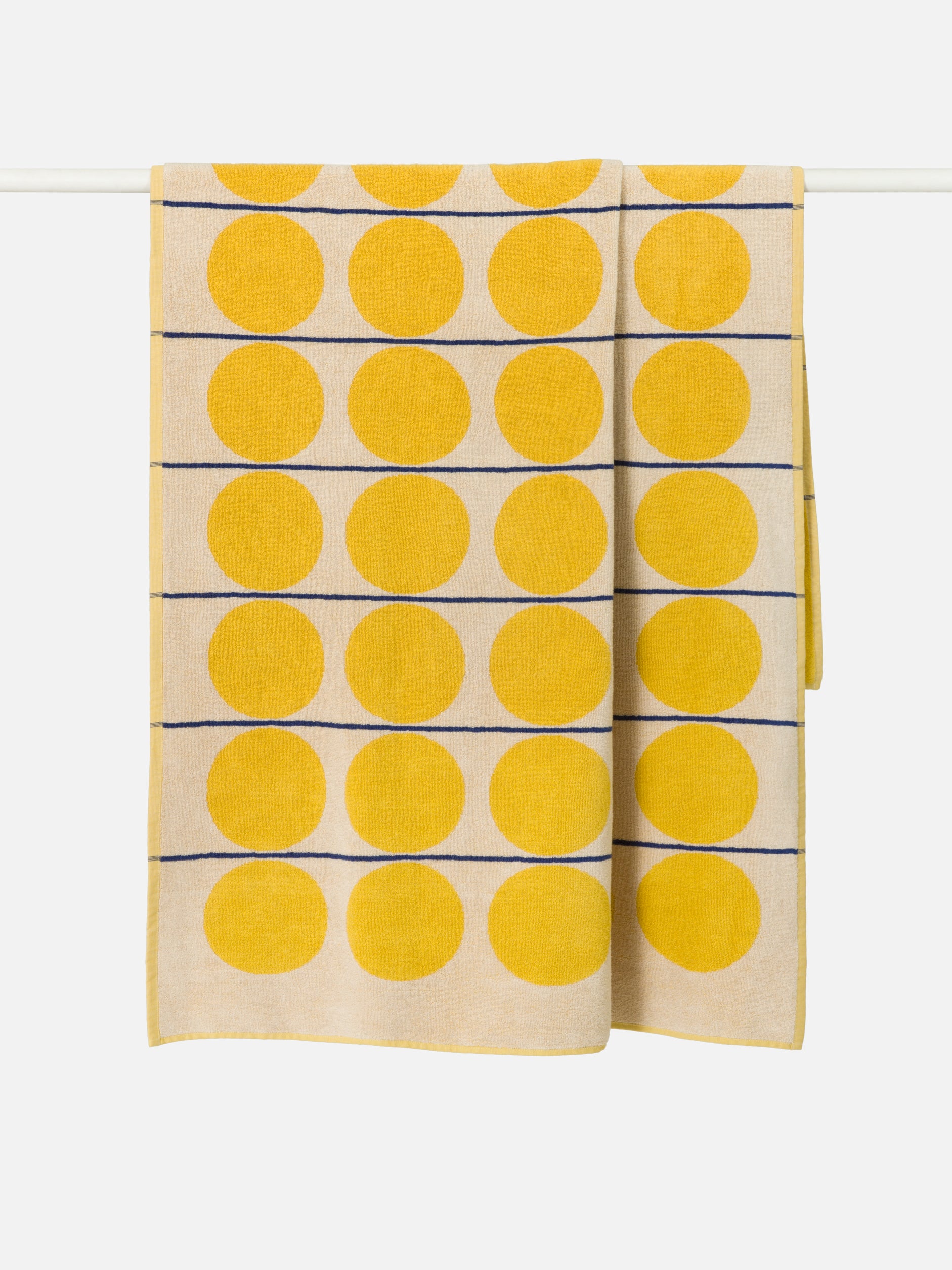 Abacus Beach Towel Daffodil/Cream / 39.37" x 70.86"