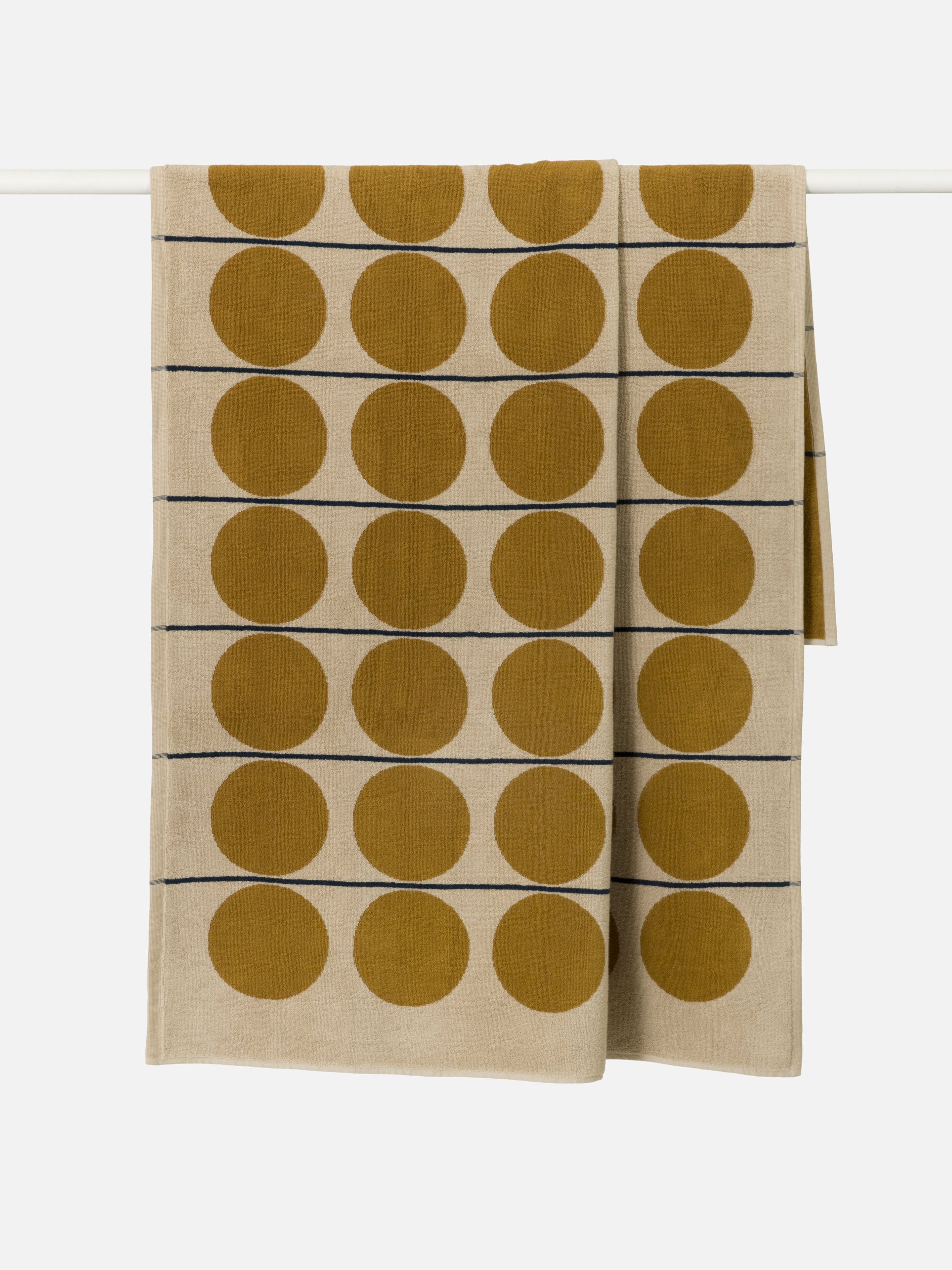 Abacus Beach Towel Oyster/Kumara / 39.37" x 70.86"