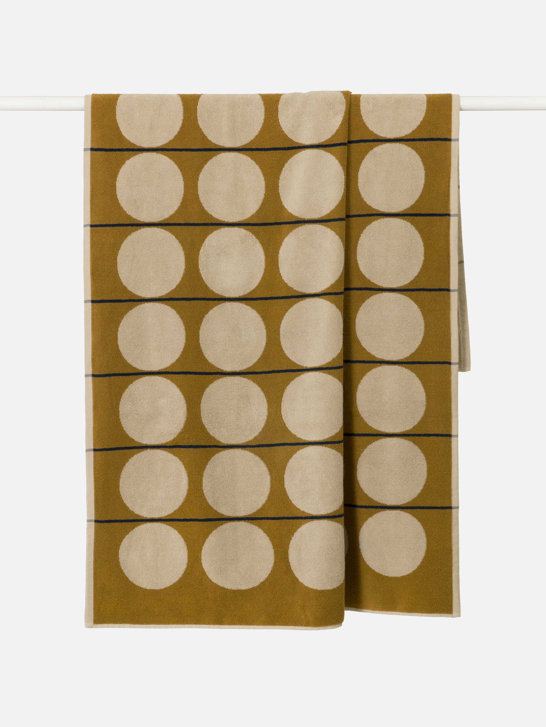 Abacus Beach Towel Oyster/Kumara / 39.37" x 70.86"
