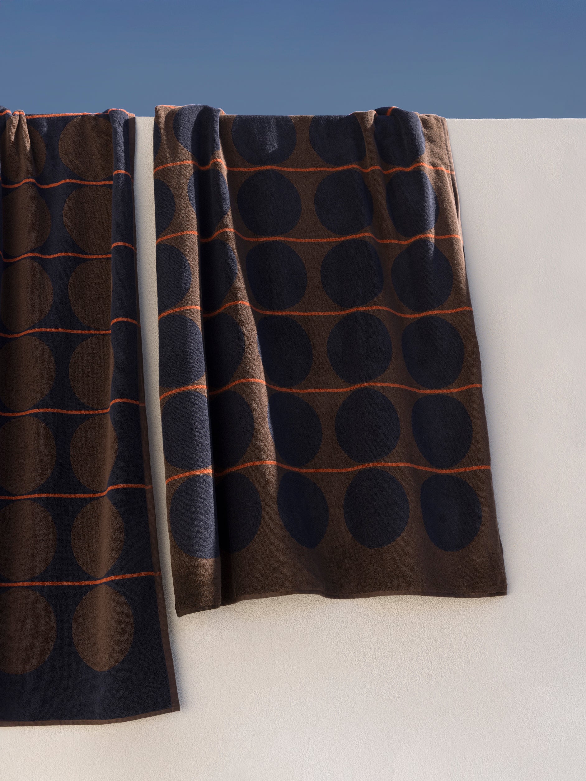 Abacus Beach Towel Rye/Tamarillo / 39.37" x 70.86"