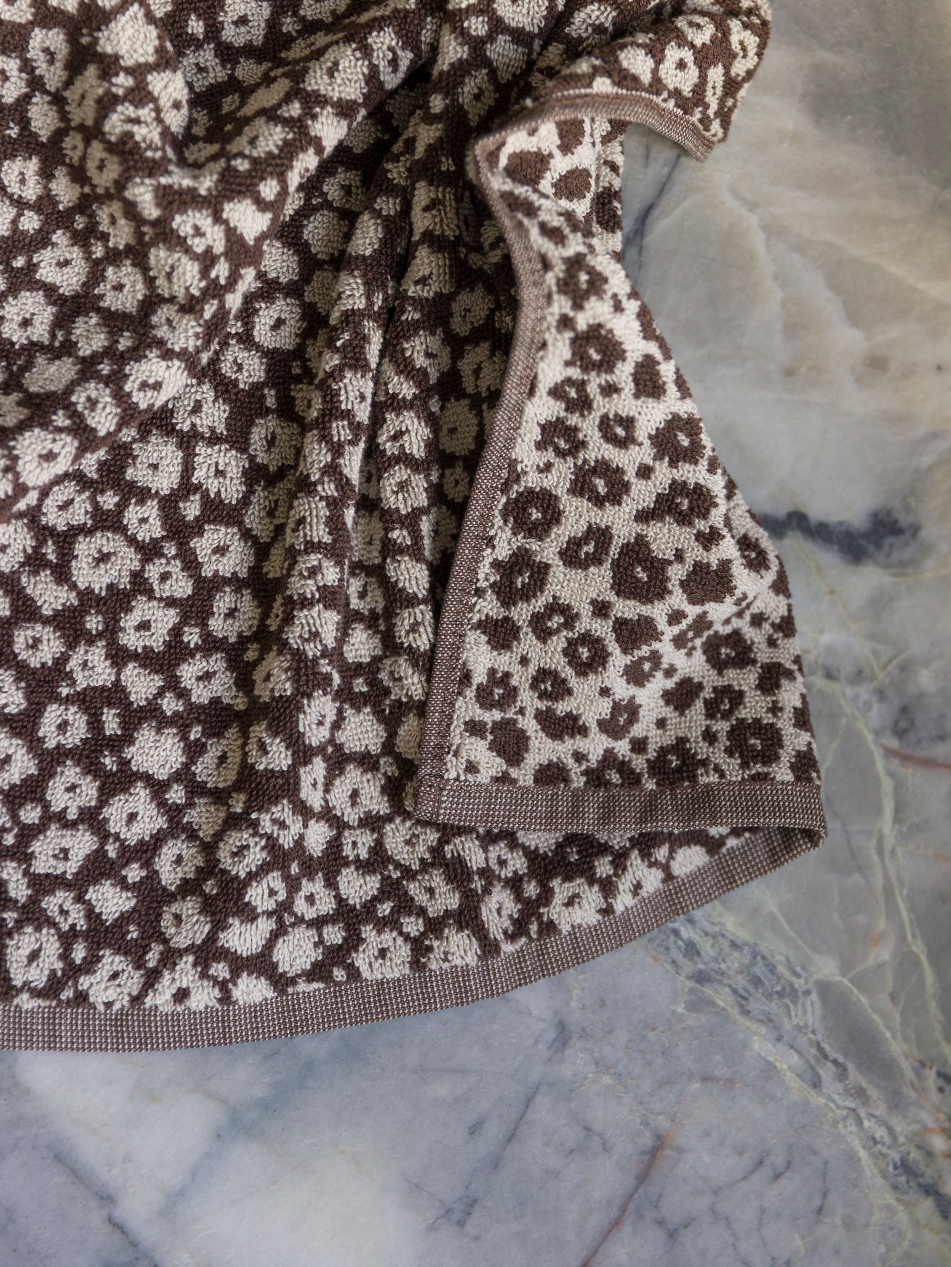 Forget Me Not Cotton Bath Towel Range Rye/Oat / Bath Towel