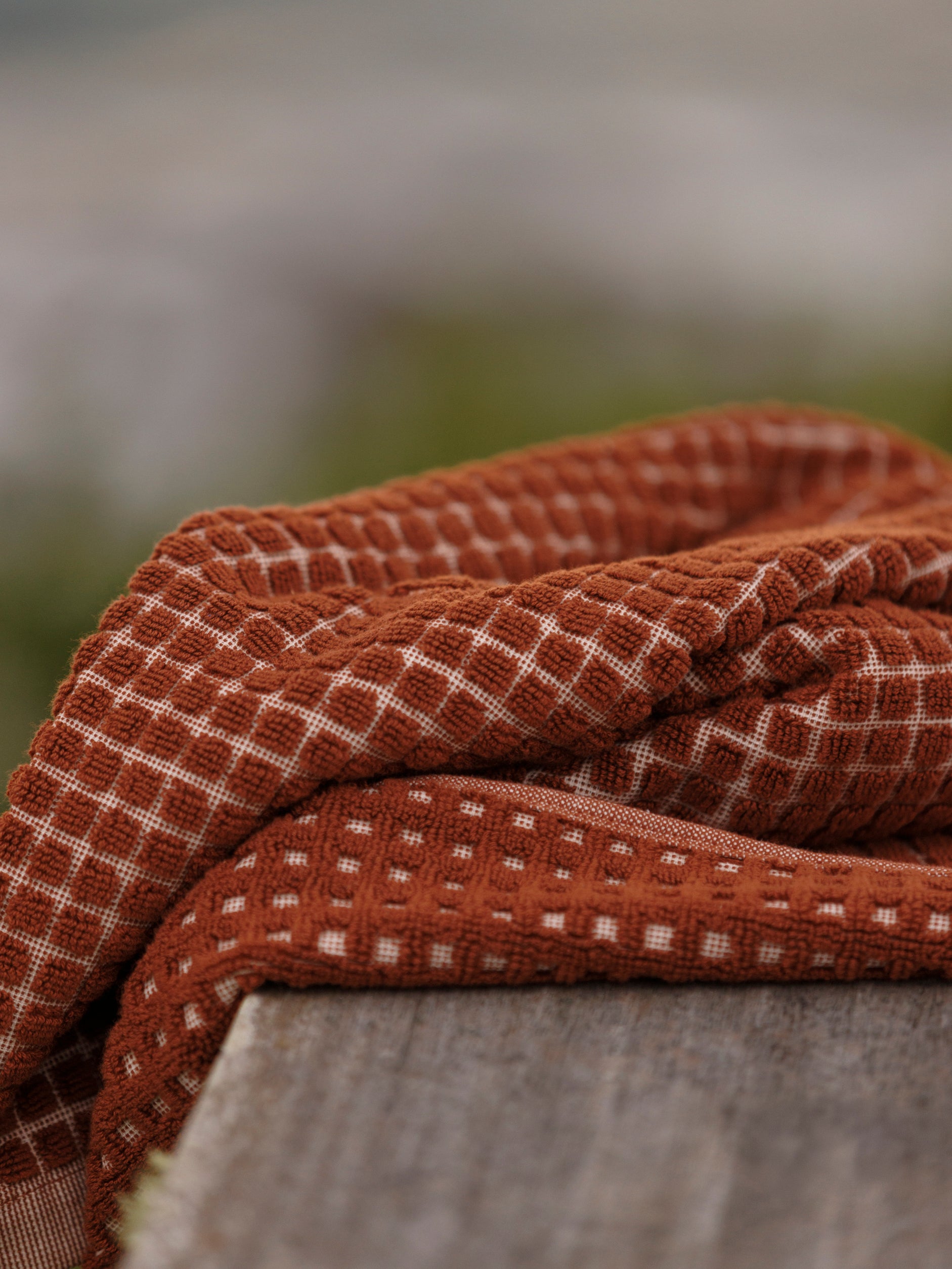 Nero Cotton Towel Range Paprika/Cream / Bath Mat