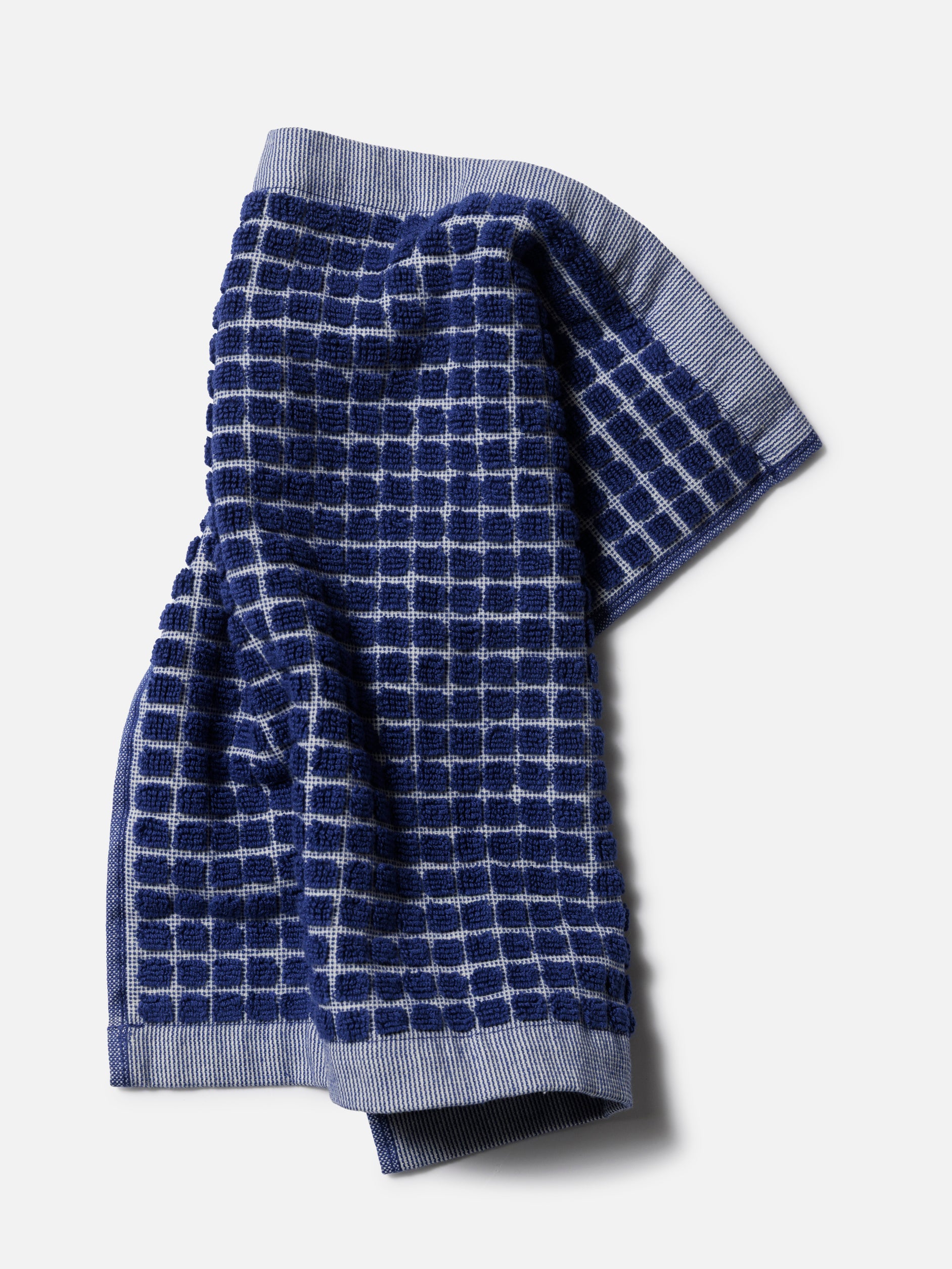 Nero Cotton Towel Range Cobalt/Cream / Face Cloth