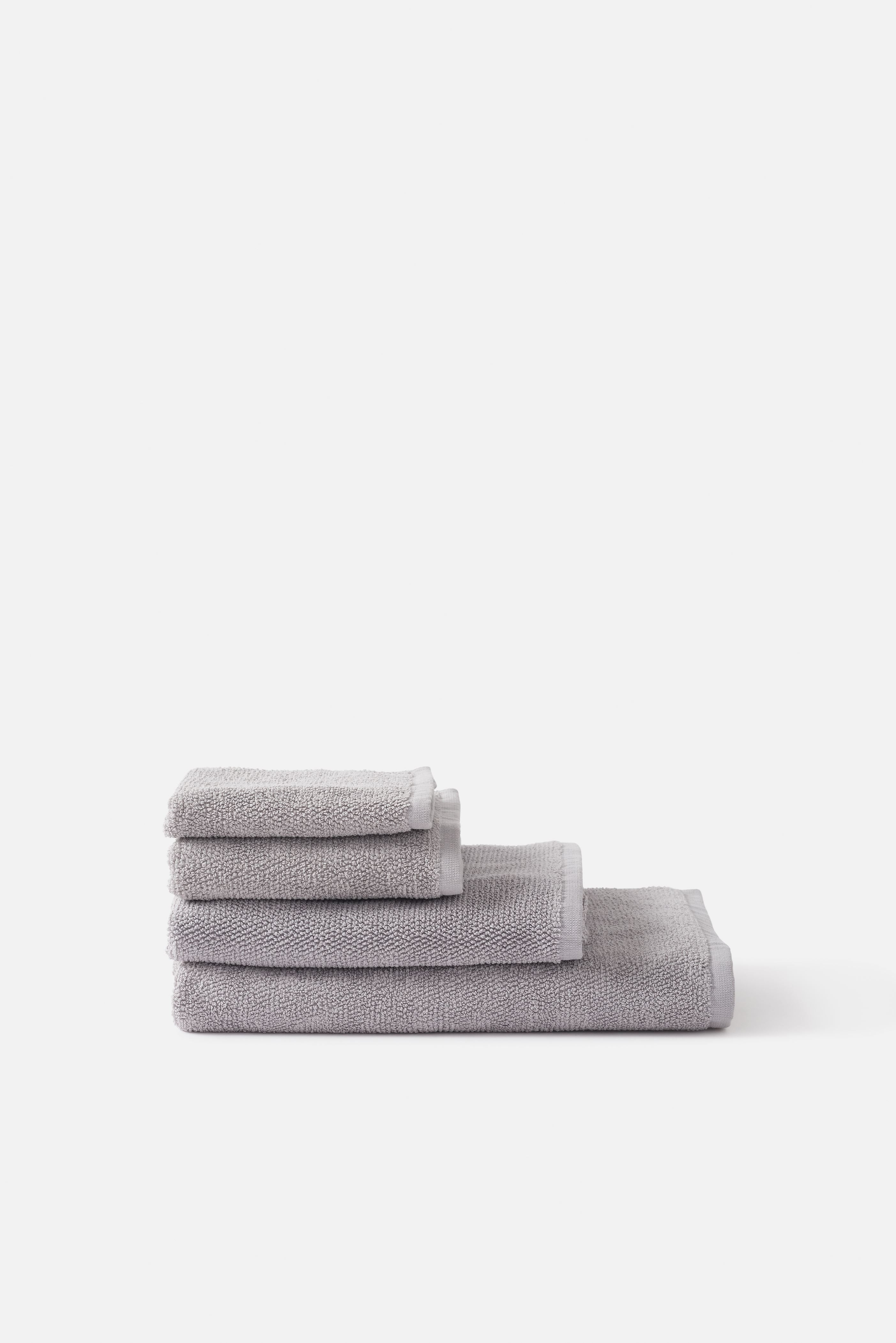 Classic Cotton Face Cloth Grey / Face Cloth