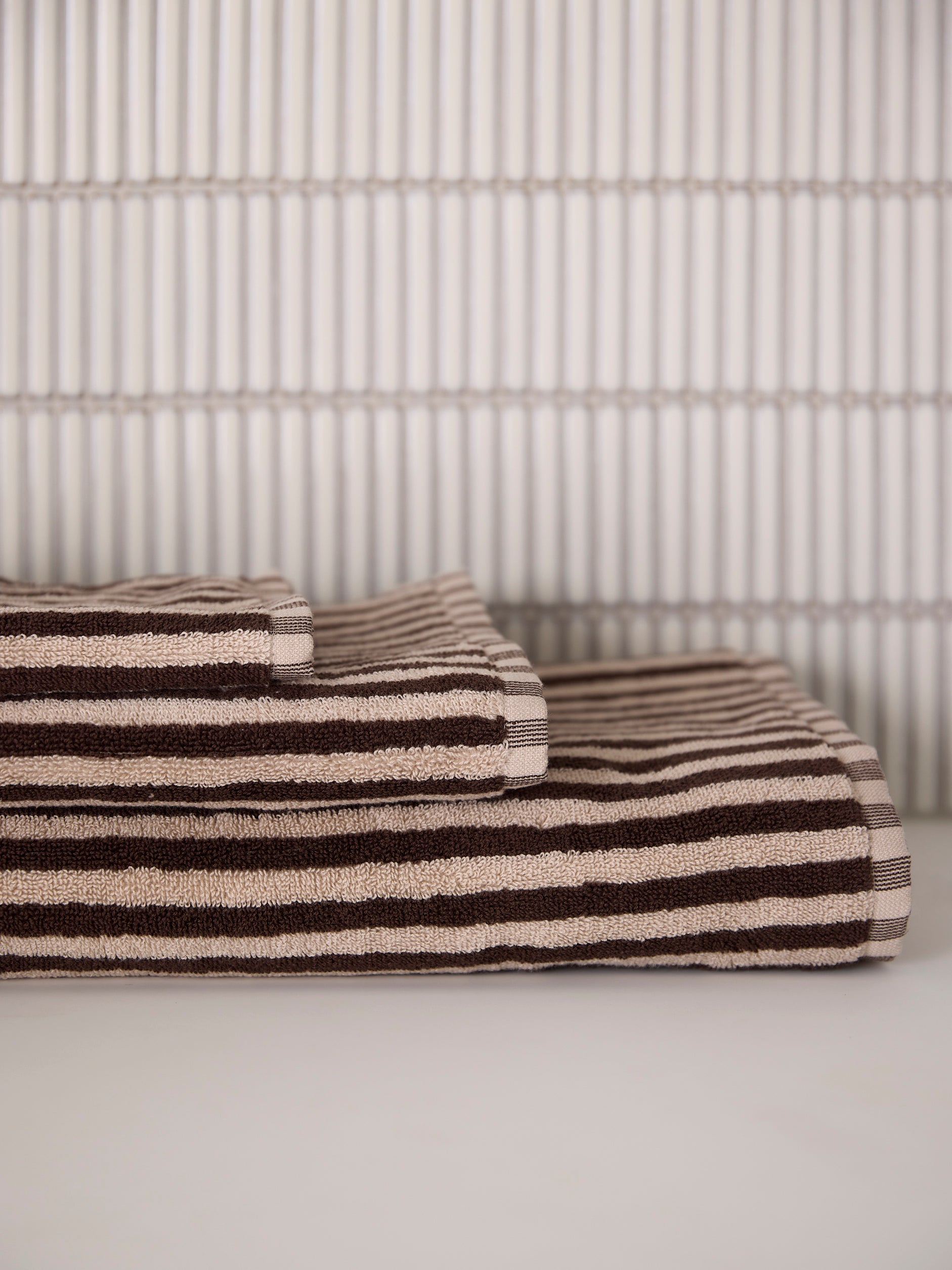 Wide Stripe Cotton Towel Bundle None / None