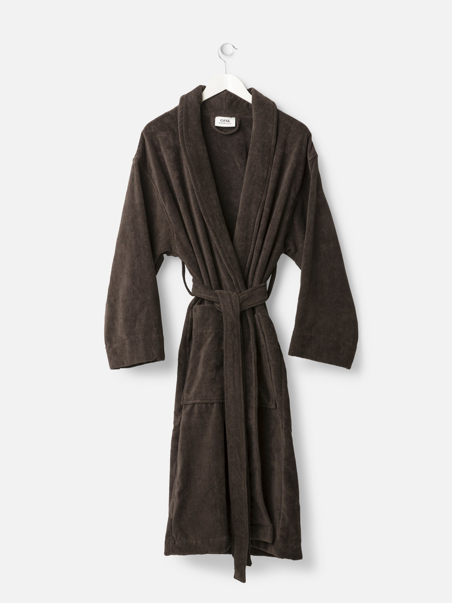 Velour Cotton Robe Cocoa / Extra Large