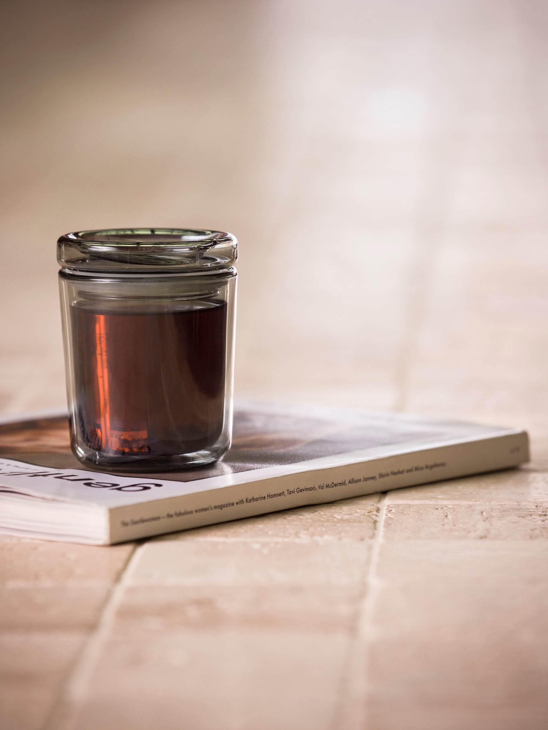 Glass Travel Cup Charcoal / 8.79oz