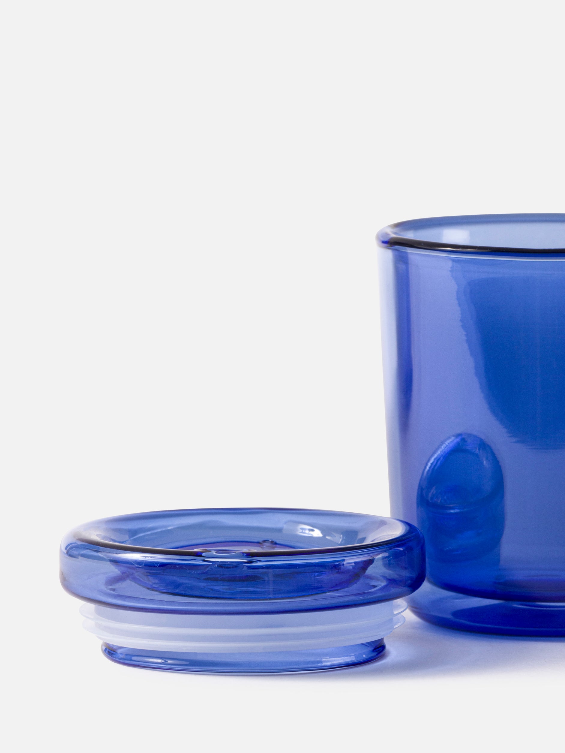 Glass Travel Cup Cobalt / 8.79oz