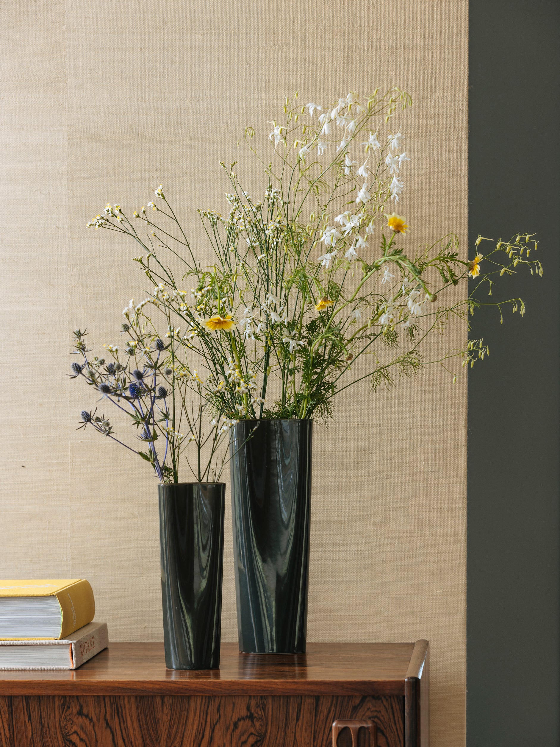 Pinch Vase Charcoal / Tall