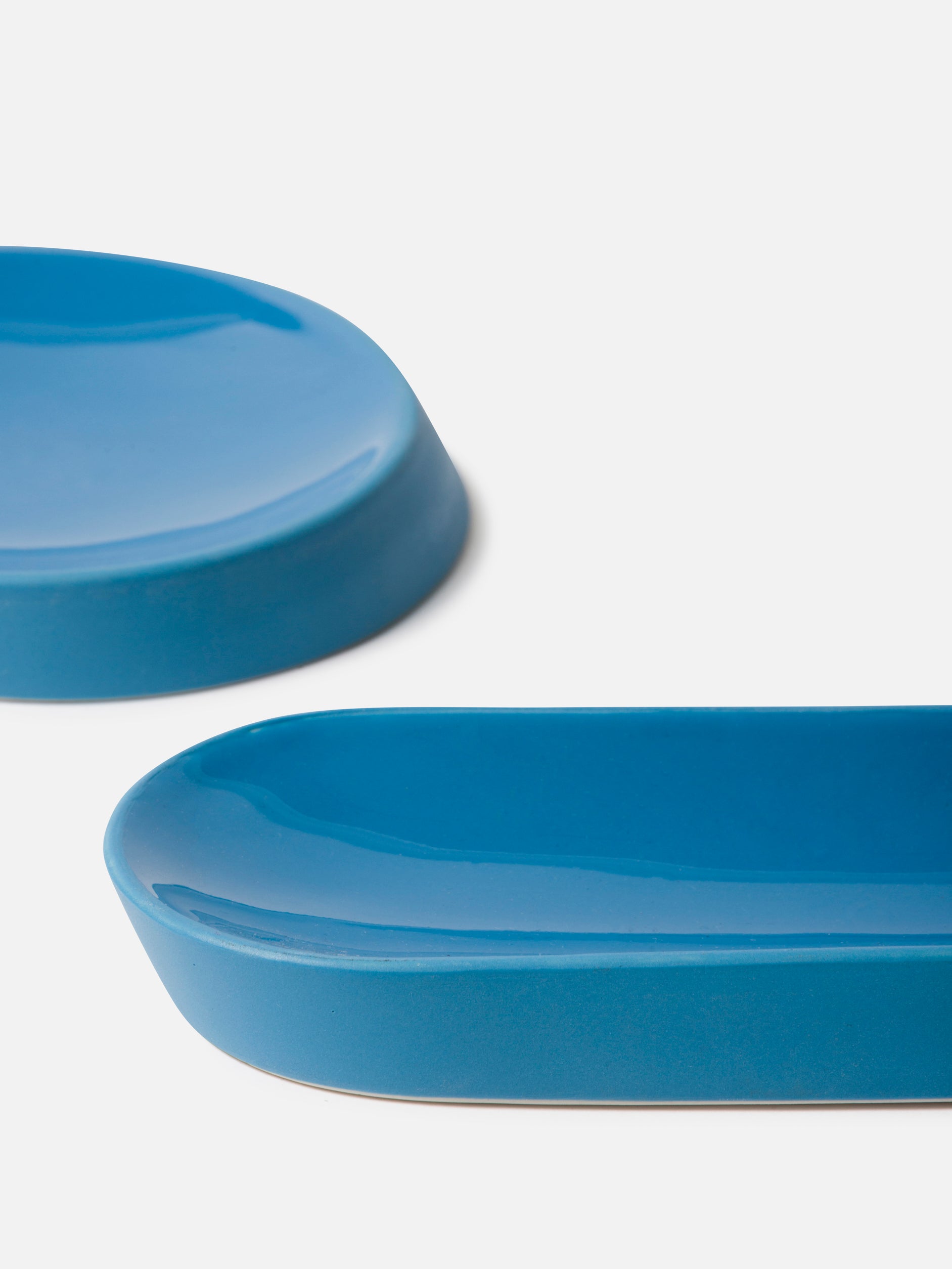 Oblique Tray Azure Blue / Medium