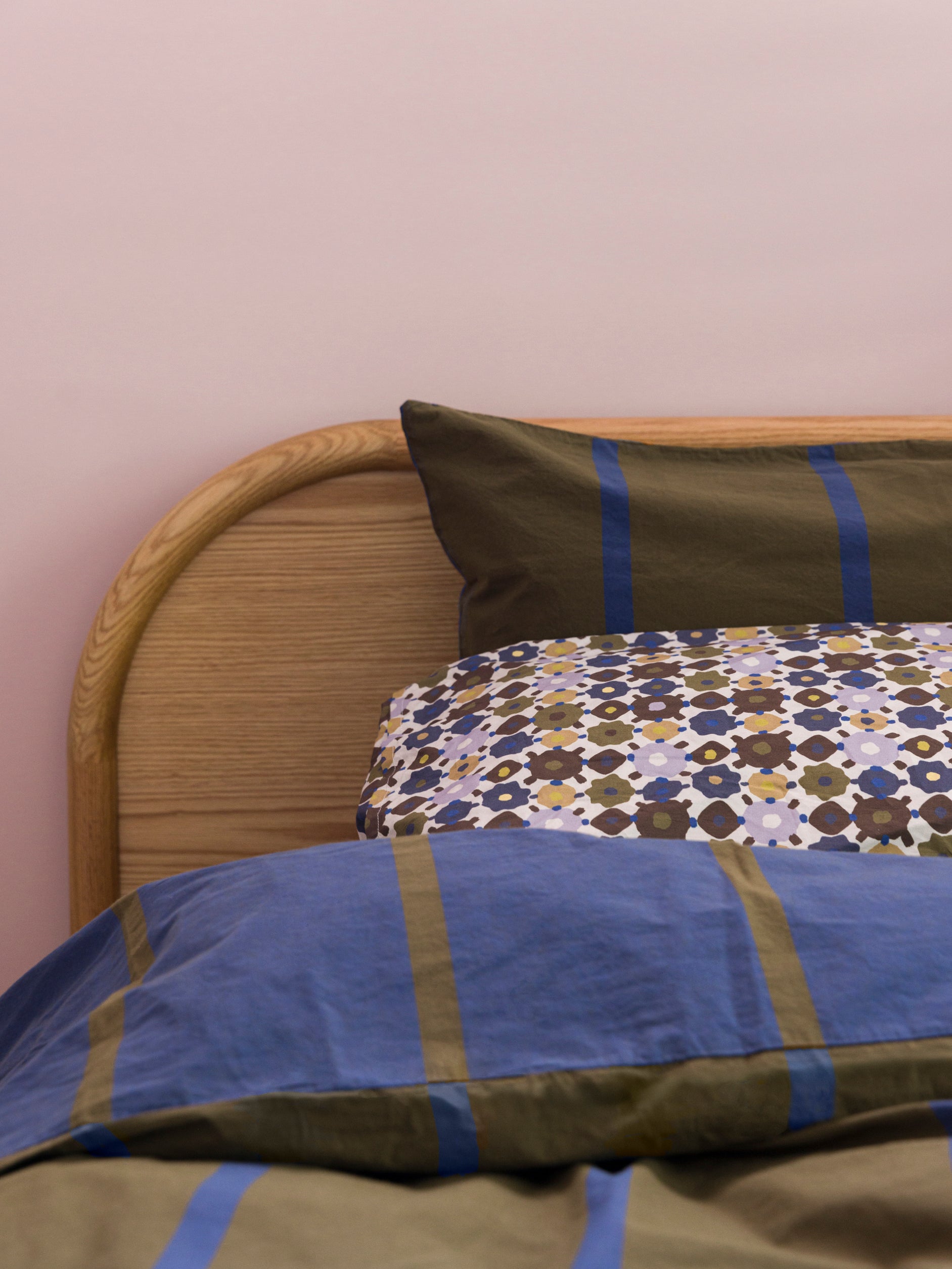 Duo Duvet Cover Ivy/Aegean / US Cal/King