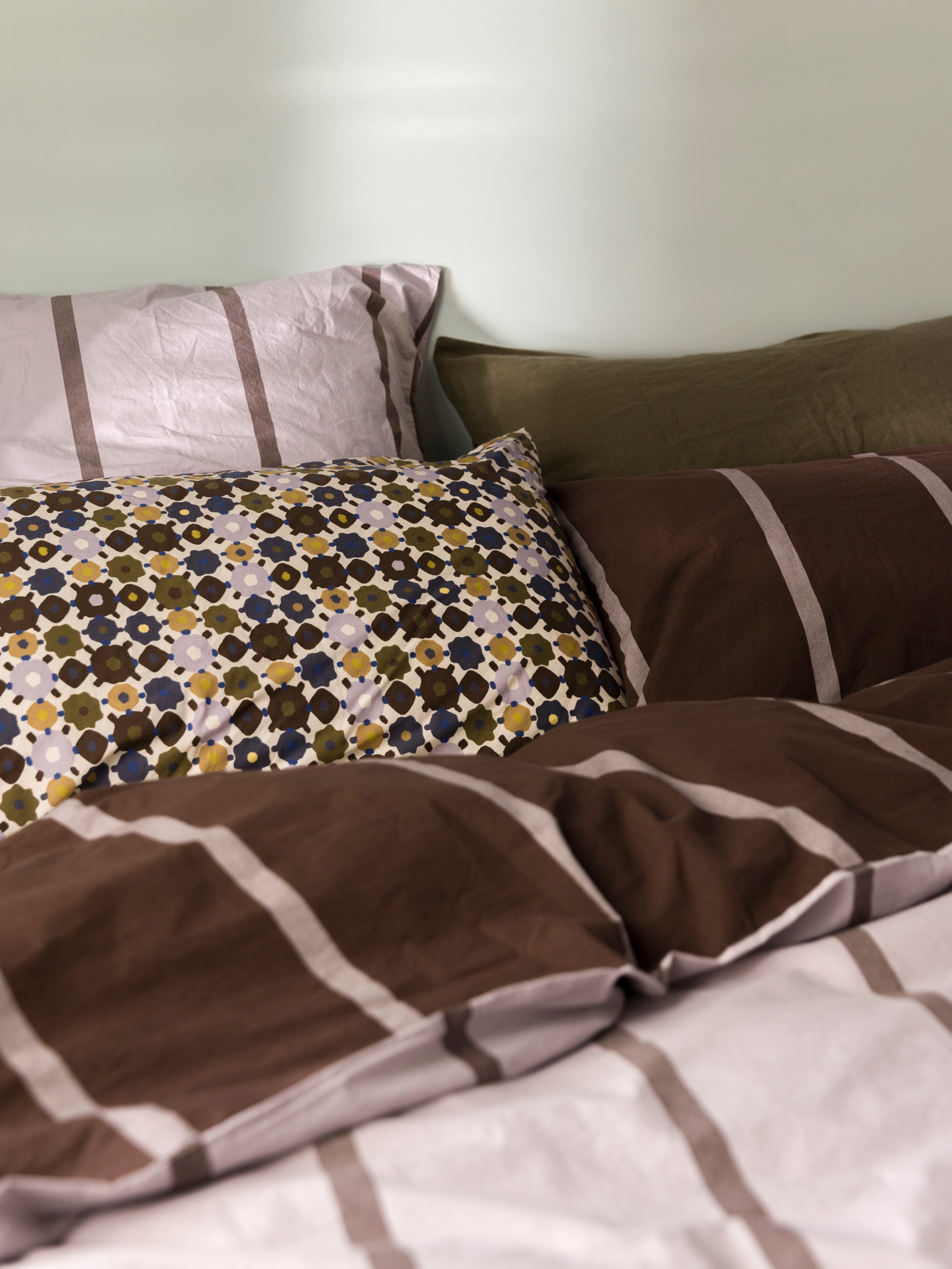 Duo Duvet Cover Pansy/Rye / US Cal/King