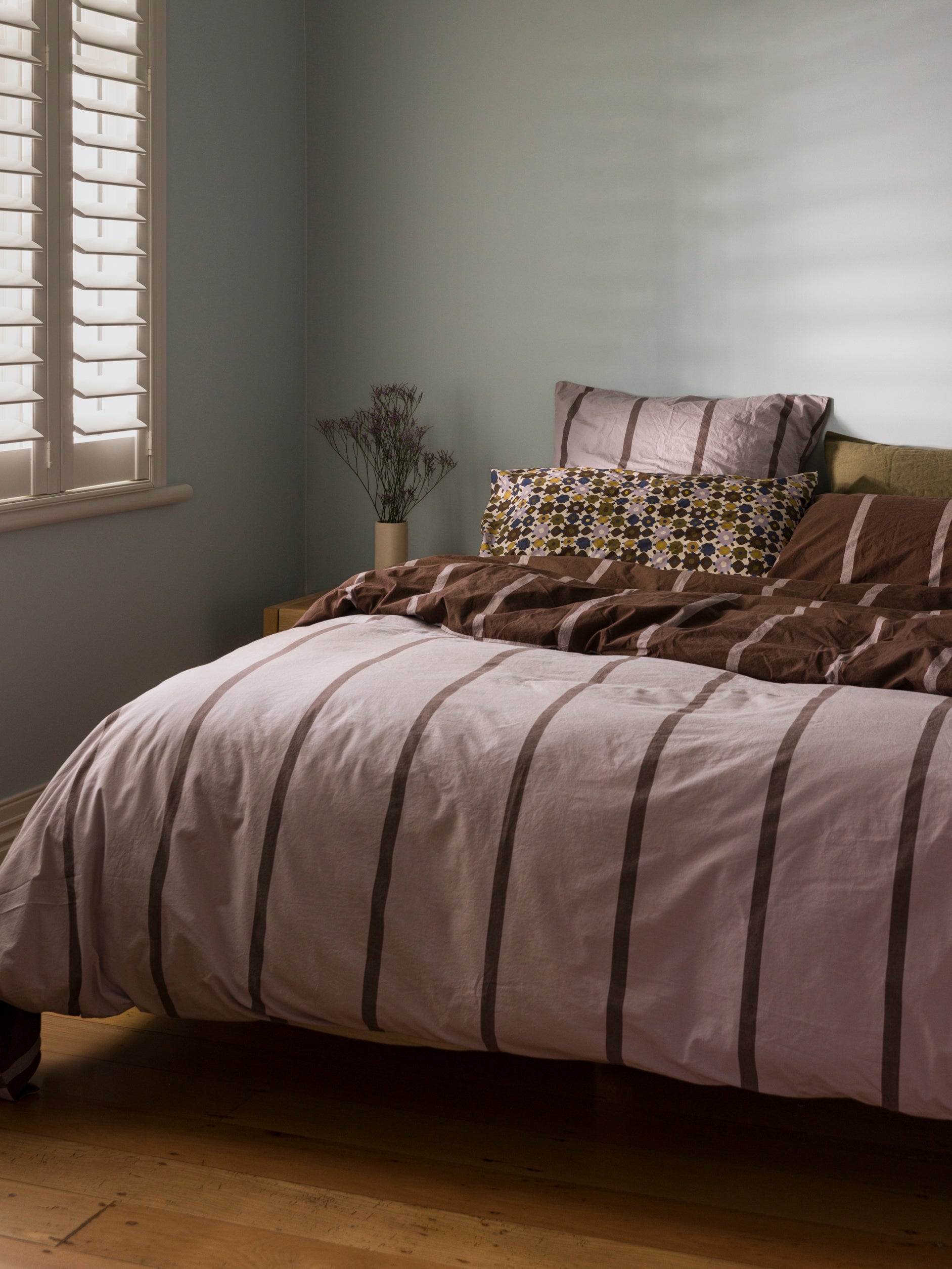 Duo Duvet Cover Pansy/Rye / US Queen