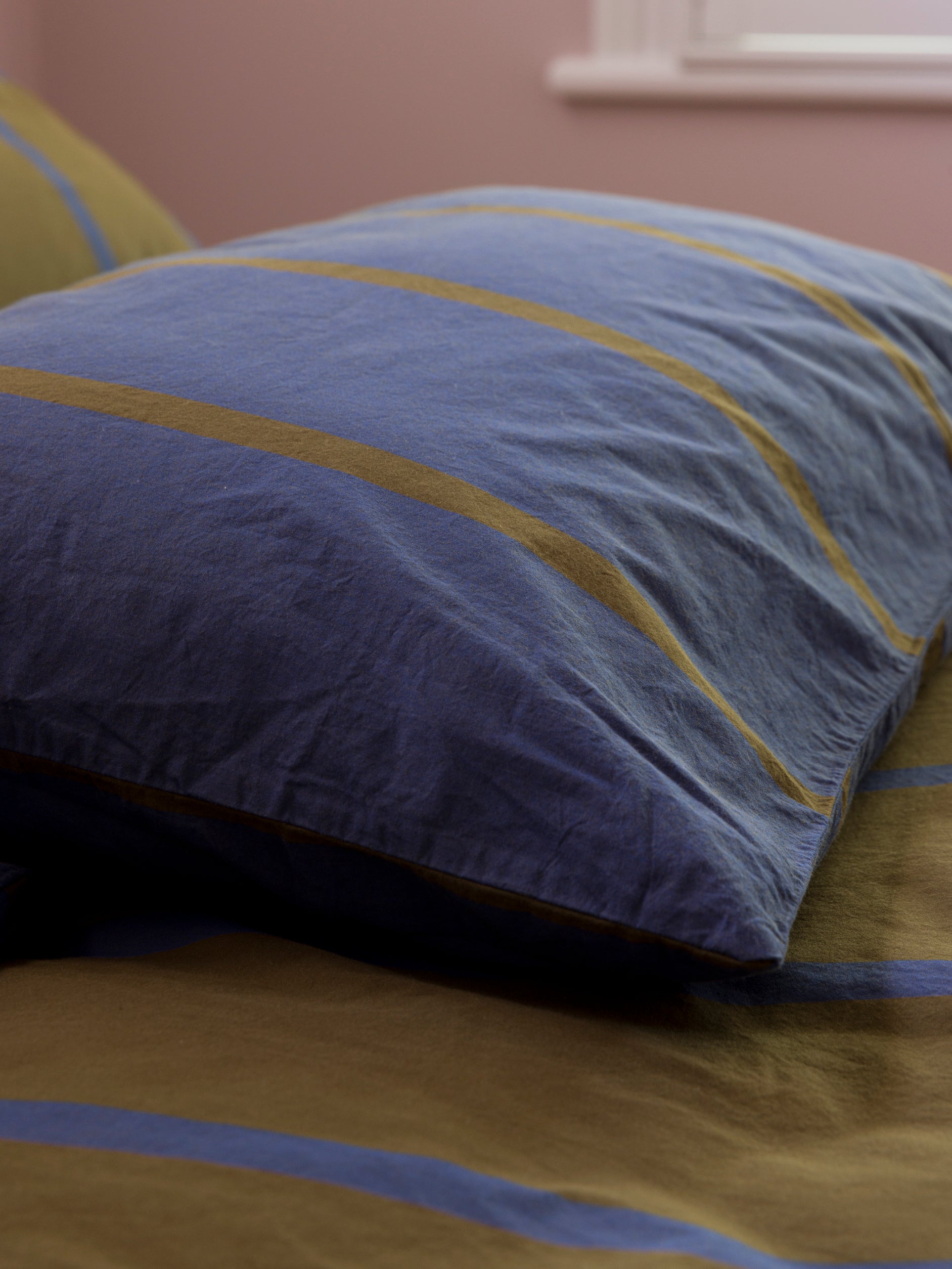 Duo King Pillowcase Pair Aegean/Ivy / King Pillowcase Pair