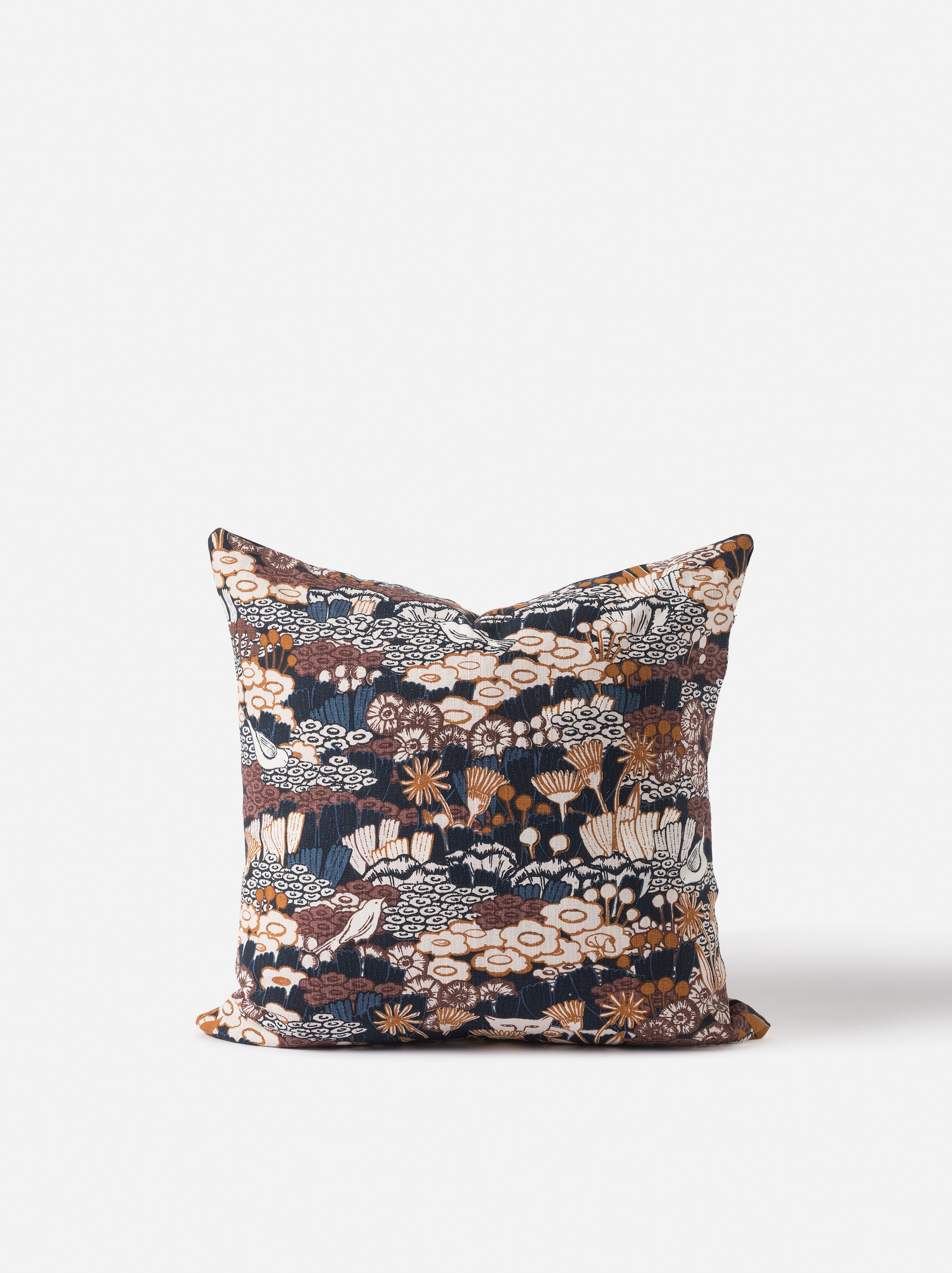 Bloomsbury Cushion Cover Midnight/Multi / 21.65"L x 21.65"W