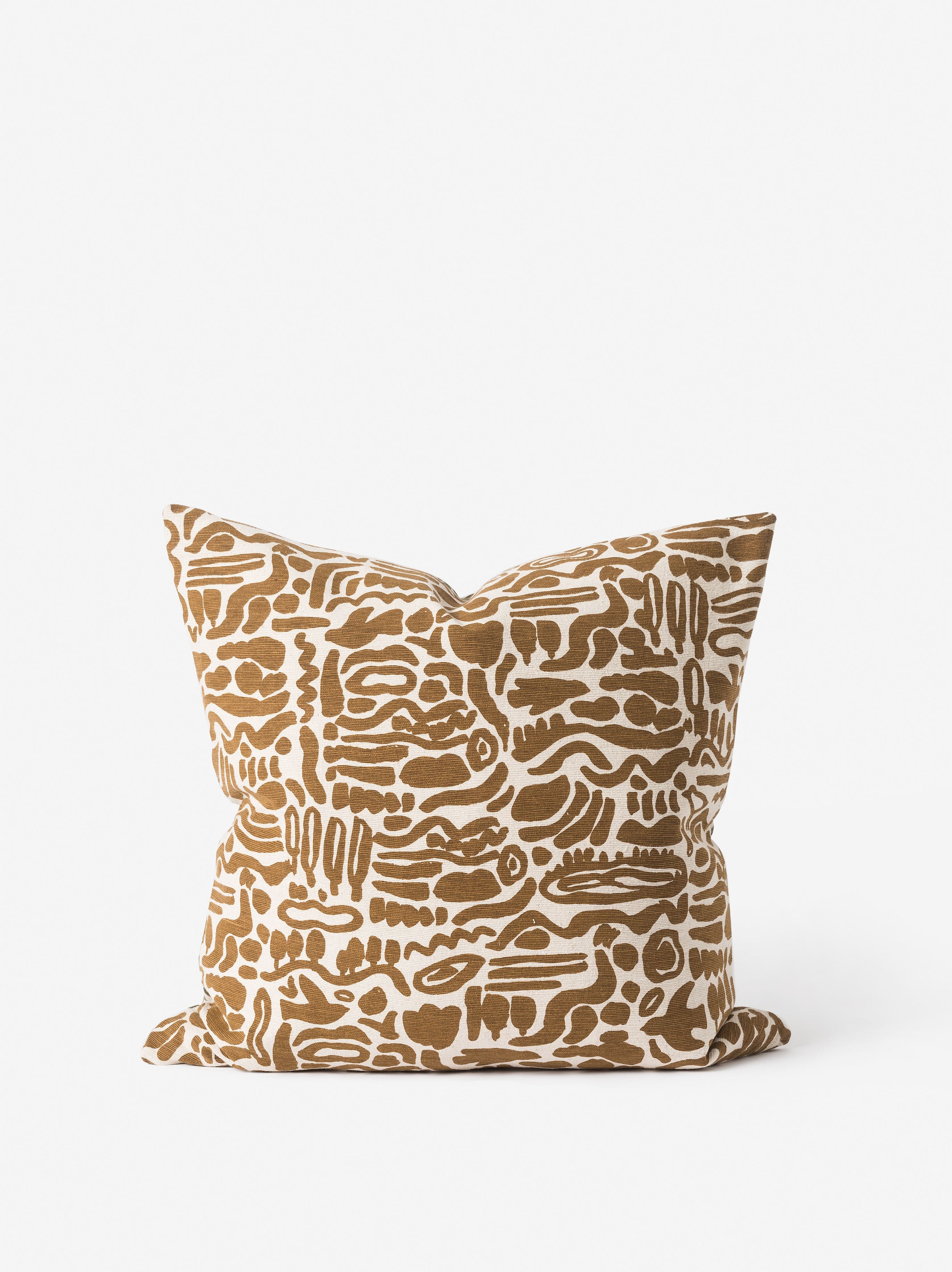 Nomad Cushion Cover Bronze/Natural / 21.65"L x 21.65"W