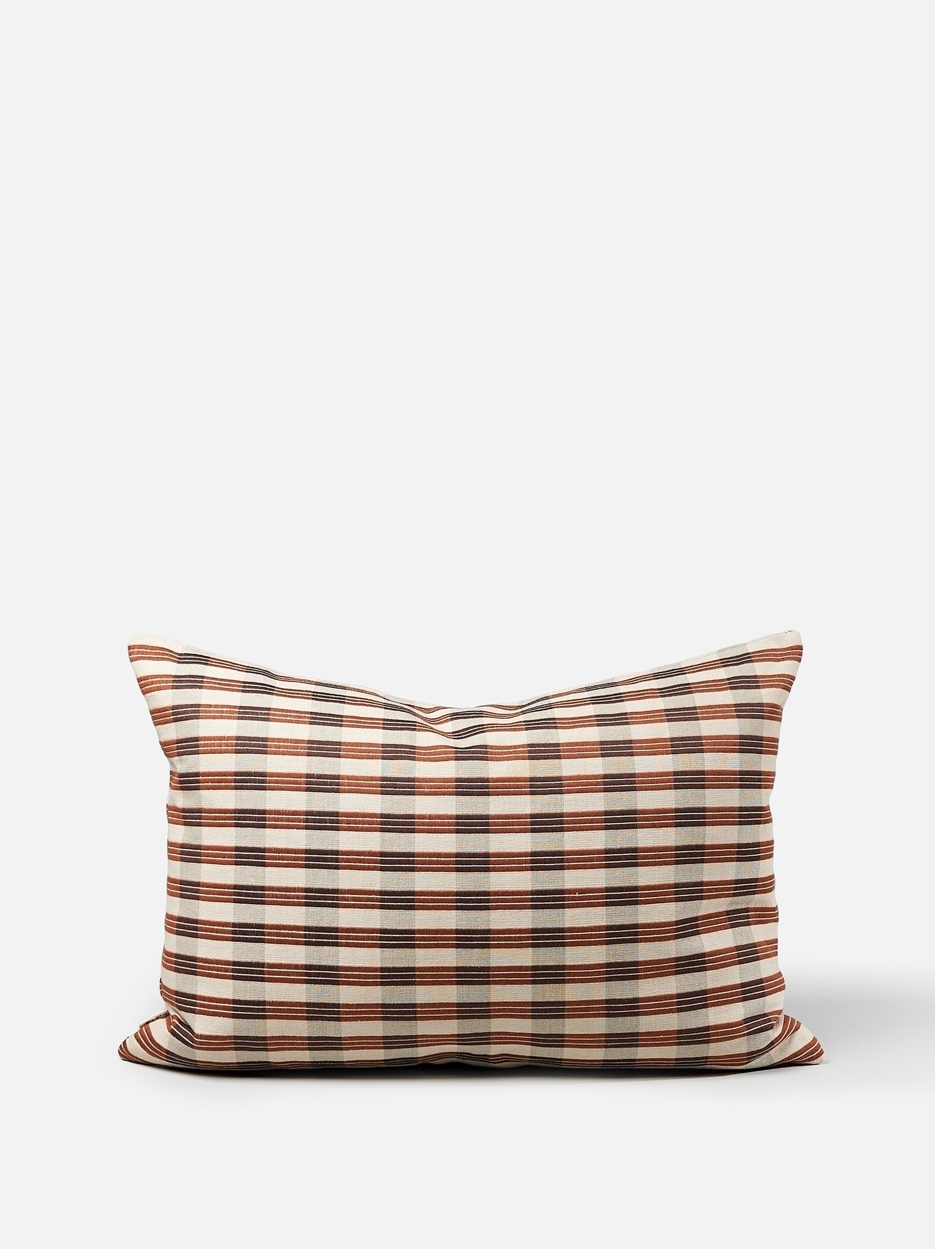 Folio Cushion Cover Russet/Mulberry / 23.62"L x 15.74"W