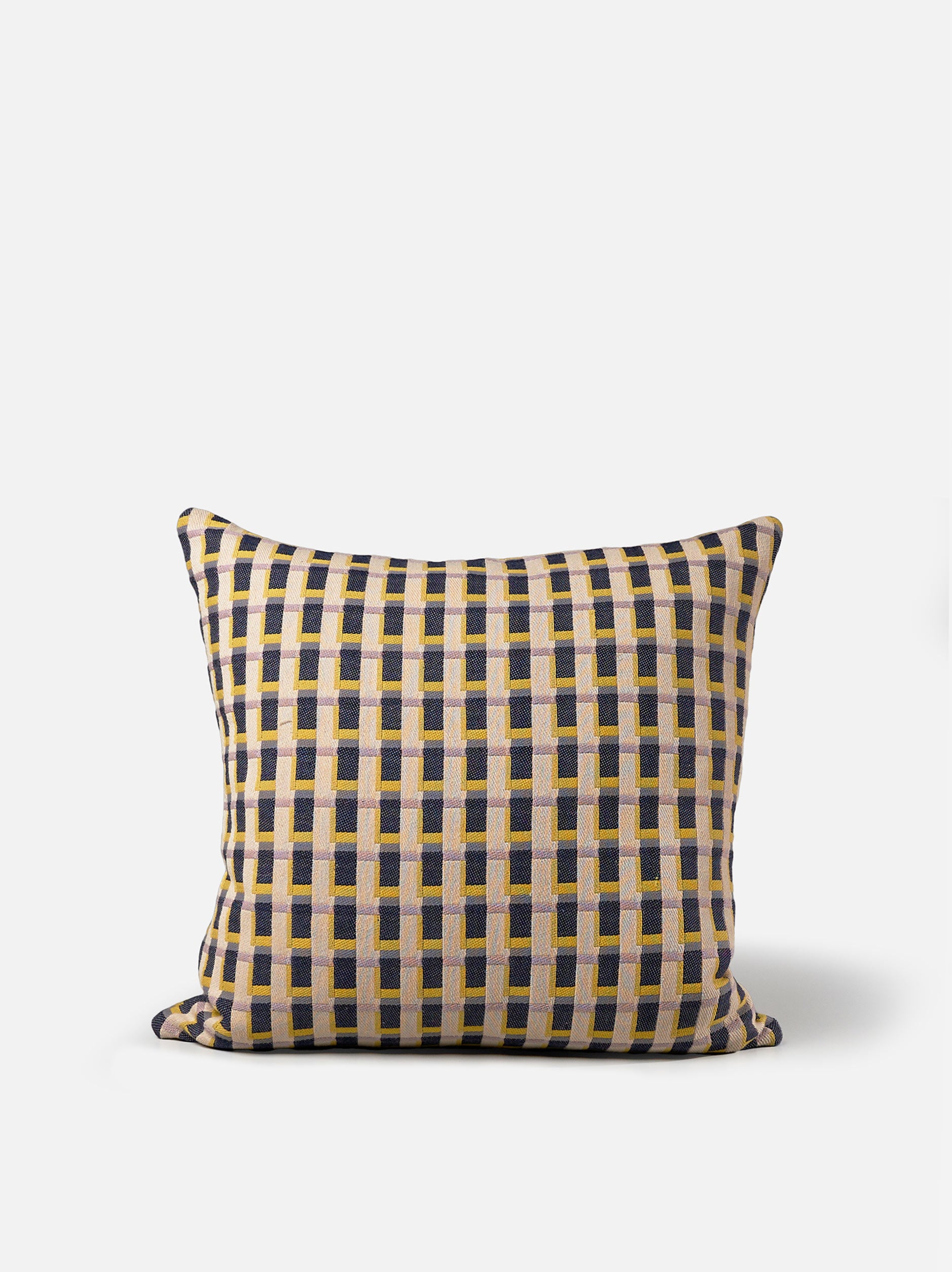 Civic Cushion Cover Daffodil/Multi / 19.68"L x 19.68"W