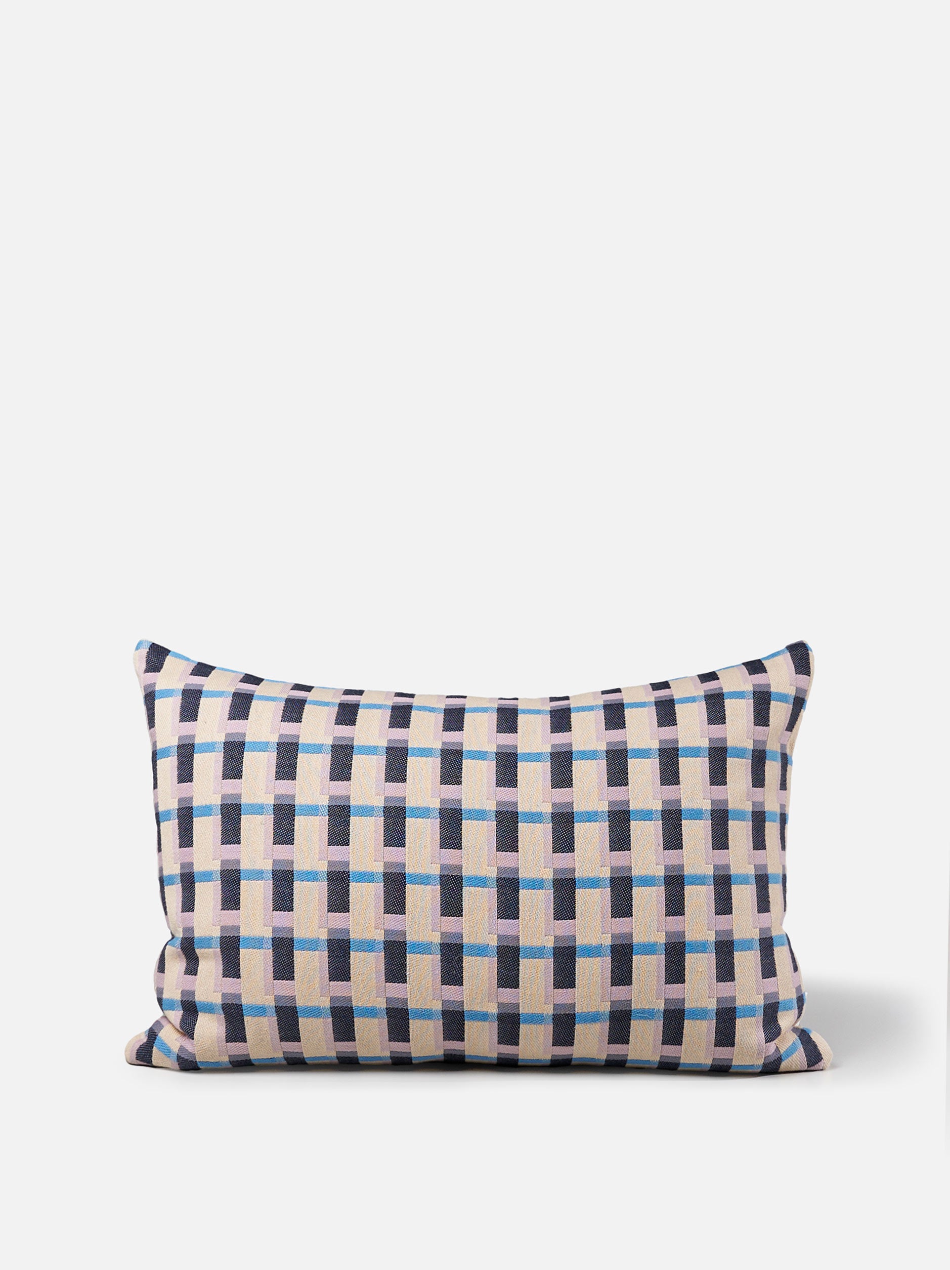 Civic Cushion Cover Cornflower/Multi / 23.62"L x 15.74"W
