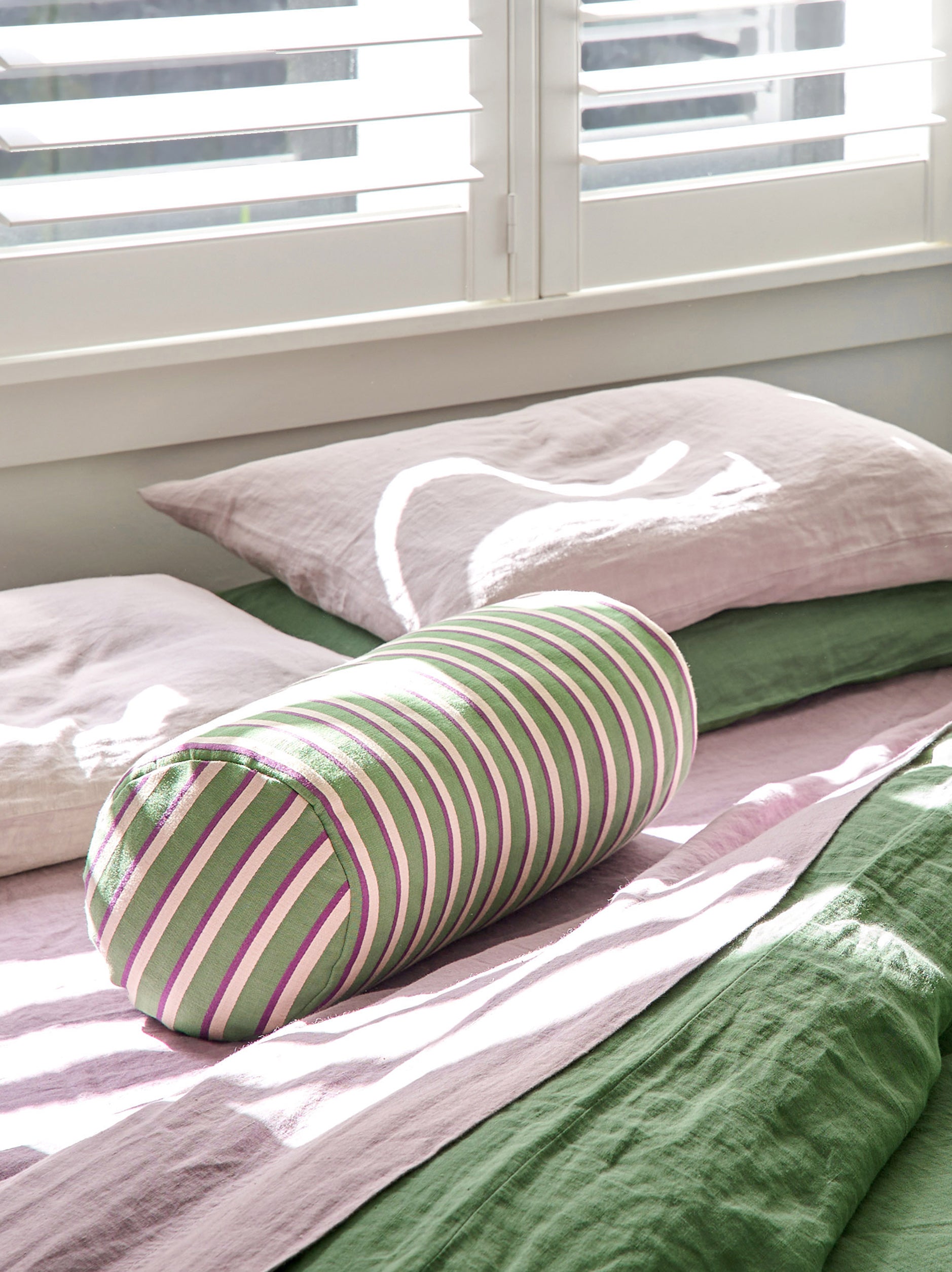 Riley Bolster Cushion Cover Grasshopper/Multi / 18.11" x 7.87"dia