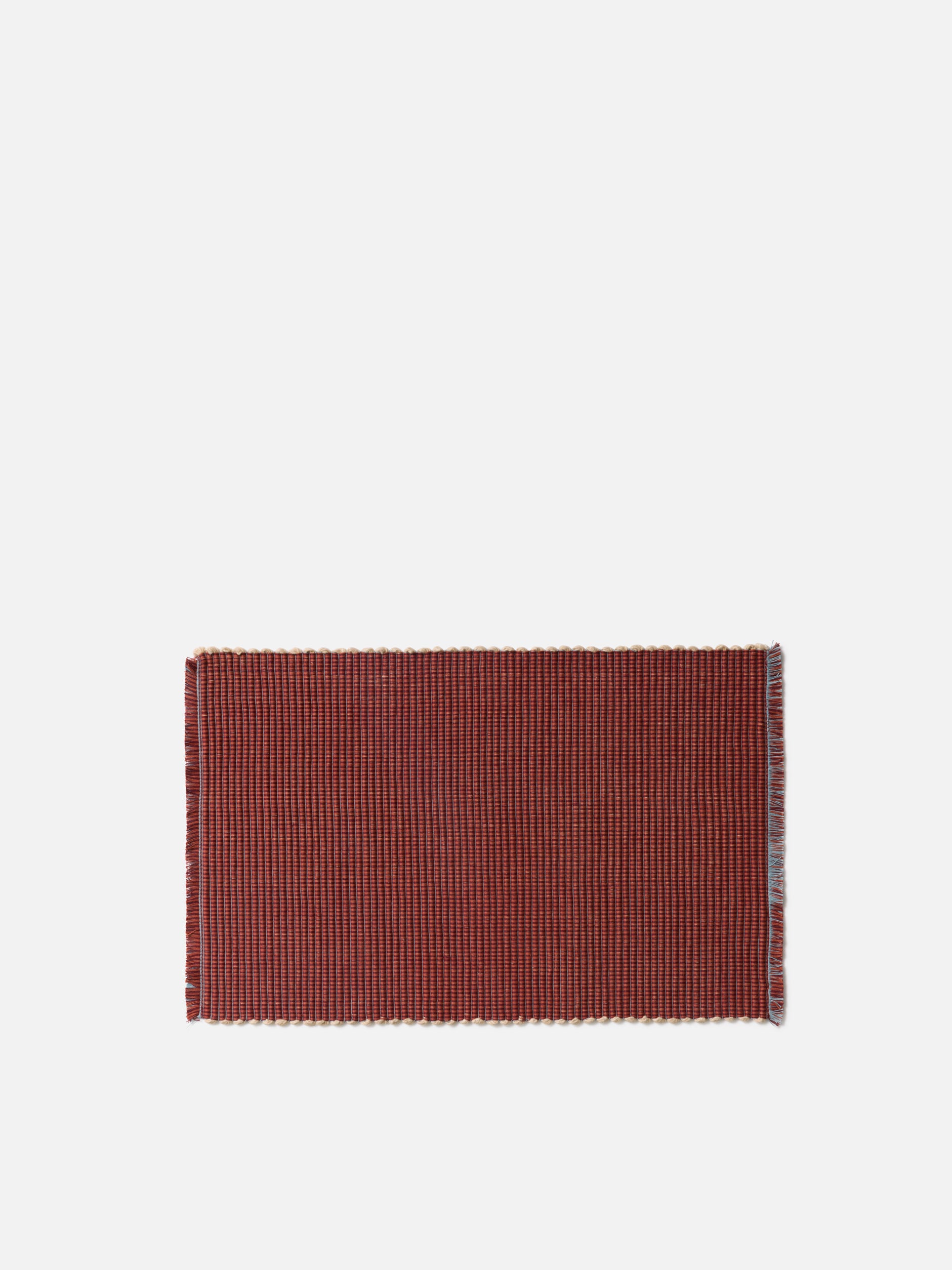 Albers Striped Placemat Cherry/Powder Blue / One Size