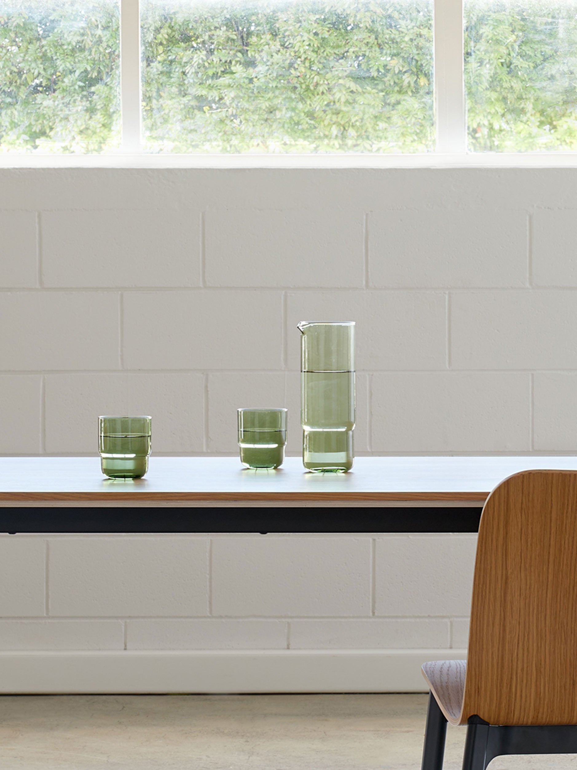 Piccadilly Tumbler Set of 6 Olive / 8.5oz