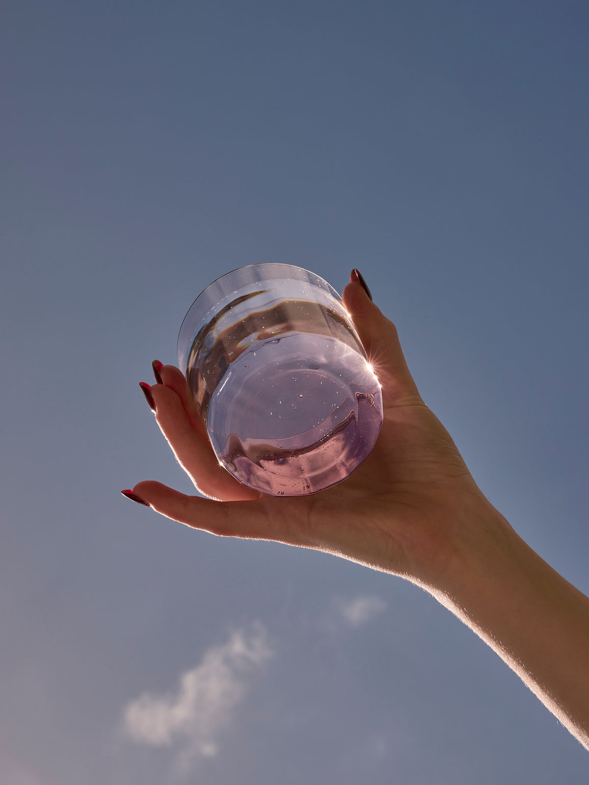 Facet Tumbler Set/2 Rose / 360ml