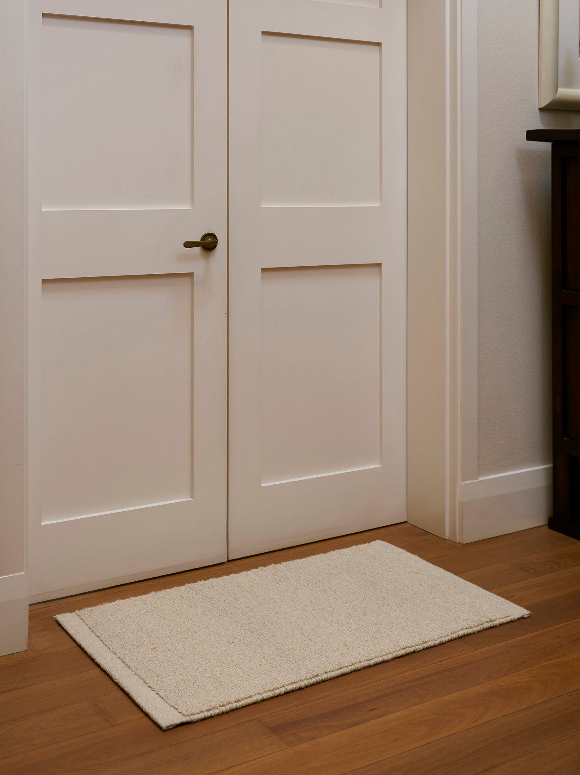 Joni Wool Door Mat Oatmeal / Large