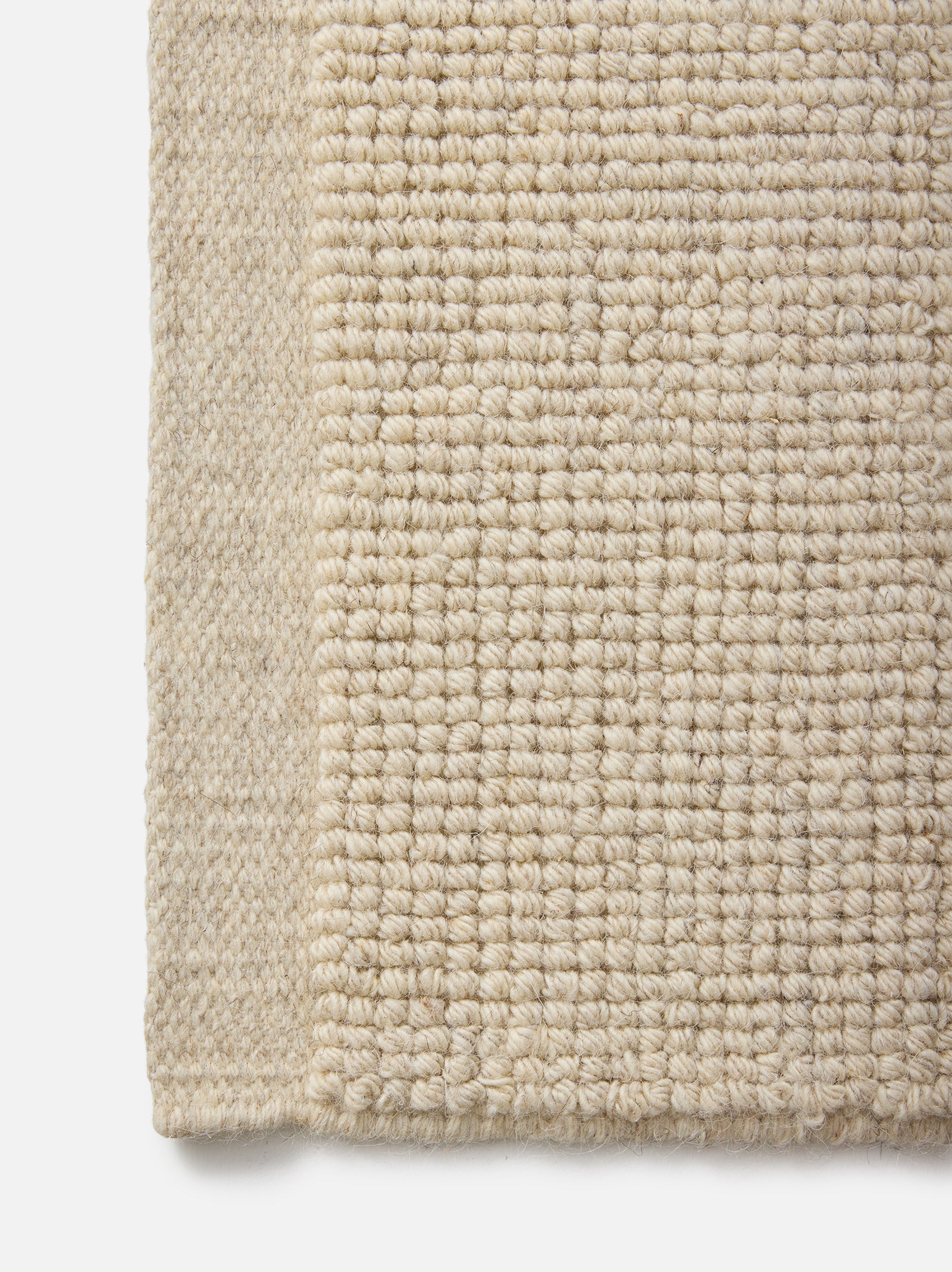 Joni Wool Rug Oatmeal / 94.48"L x 66.92"W