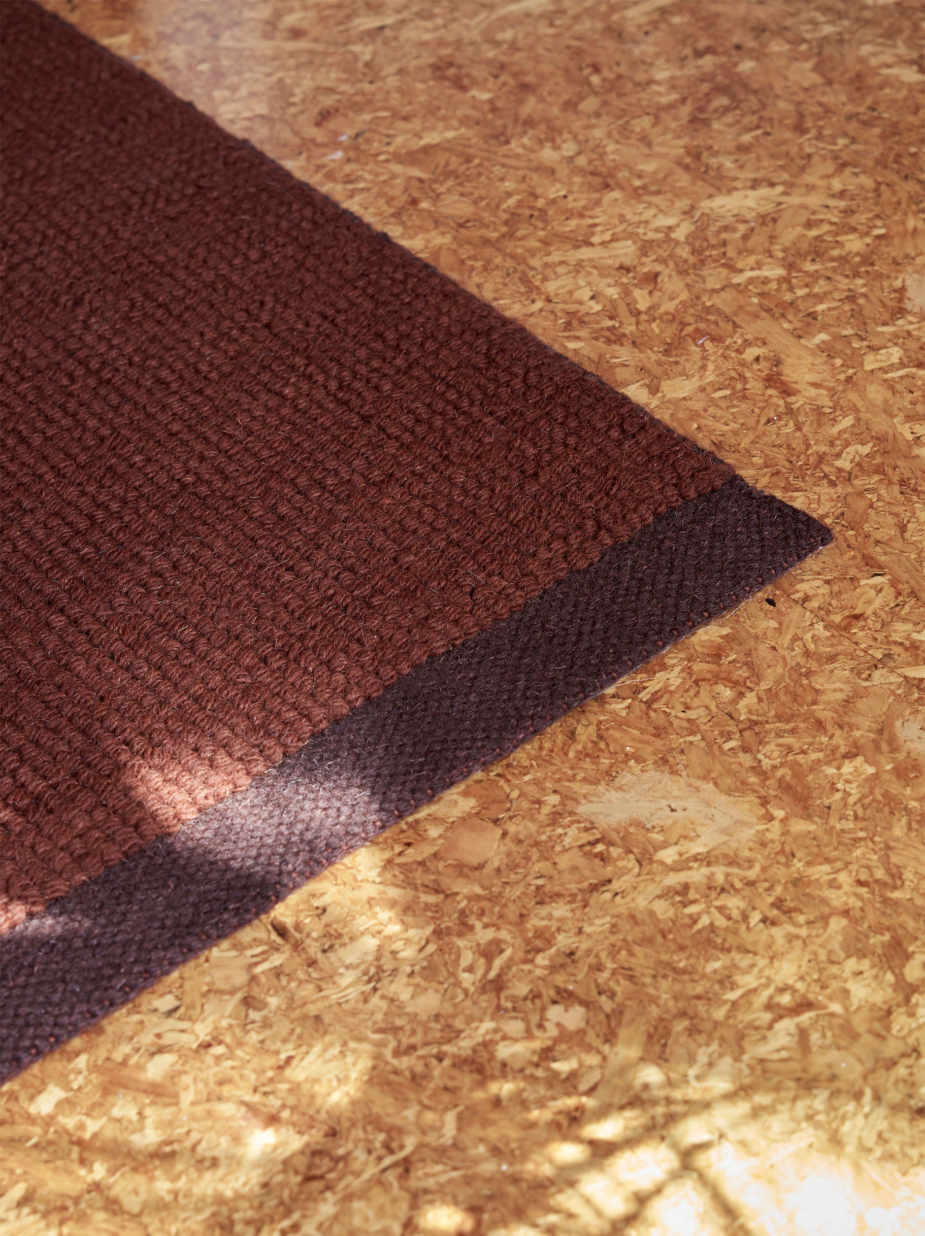 Joni Wool Door Mat Paprika/Mulberry / Large